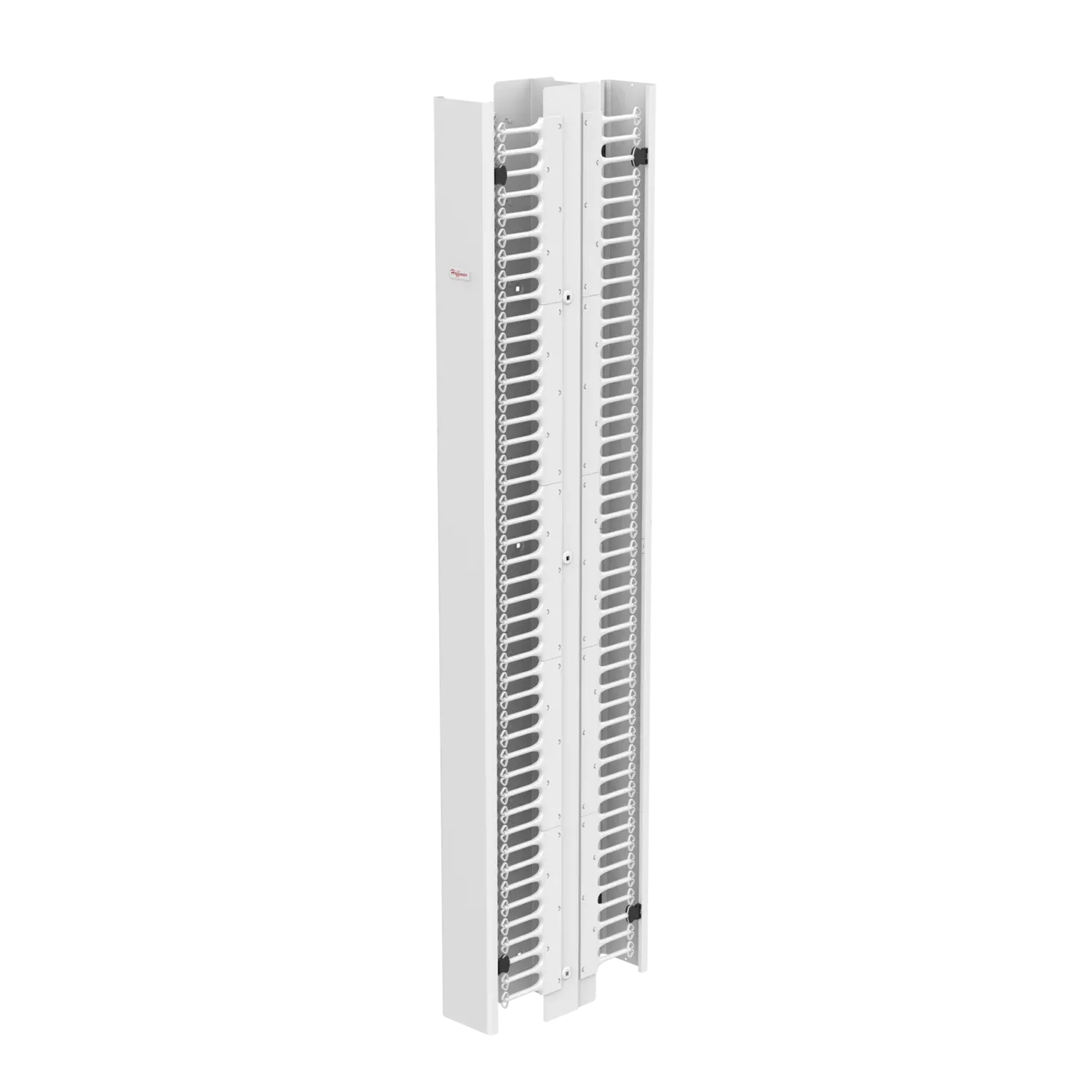 HOFFMAN EC6DF7W Vertical Cable Manager, 84 x 6.50 x 20.85 Inch Size, White, Steel, Double Sided | CH8JHB