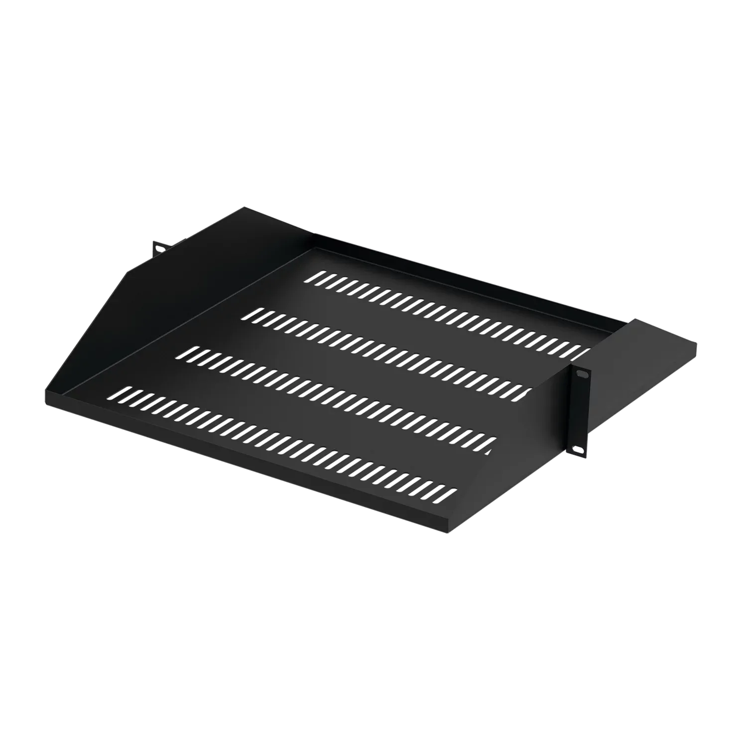 HOFFMAN ECMSV1918 Center Mount Shelf, 19 x 18 Inch Size, Black, Steel, Vented | CH8JKH