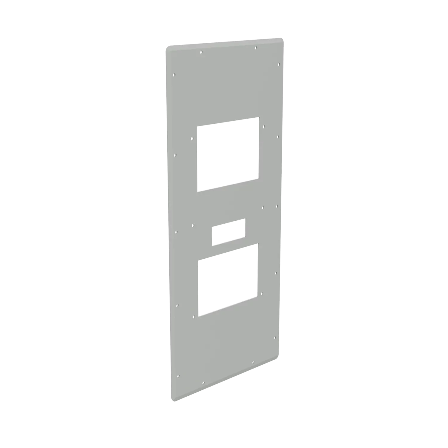 HOFFMAN EGPACT20 Gland Plate, 838 x 381mm Size, Gray, Aluminium | CH8JML