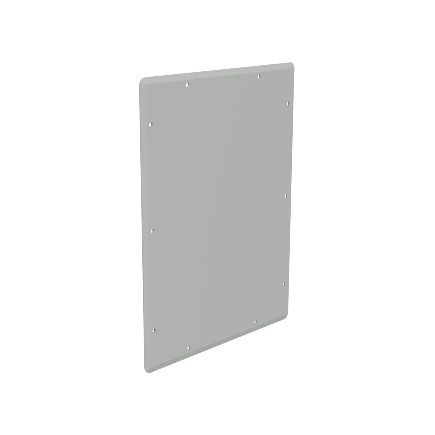 HOFFMAN EGPS1 Gland Plate, 506 x 381mm Size, Gray, Aluminium, Solid Small | CH8JMP