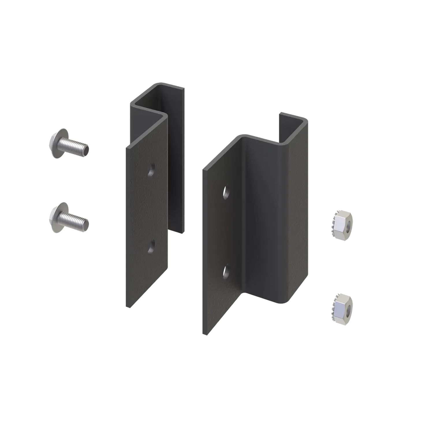 HOFFMAN ENCJK Seismic Cabinet Joining Kit, Black, Steel | CH8JNL