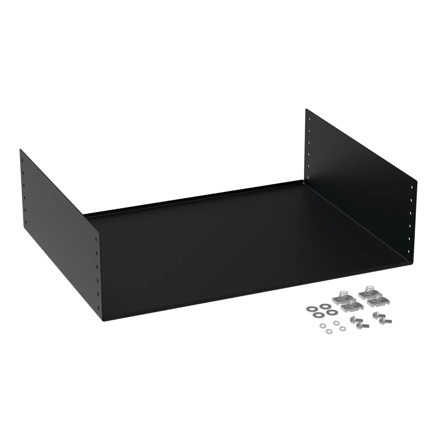 HOFFMAN EPCEQS Networking PC Cabinet Shelf, Black, Steel | CH8JNZ