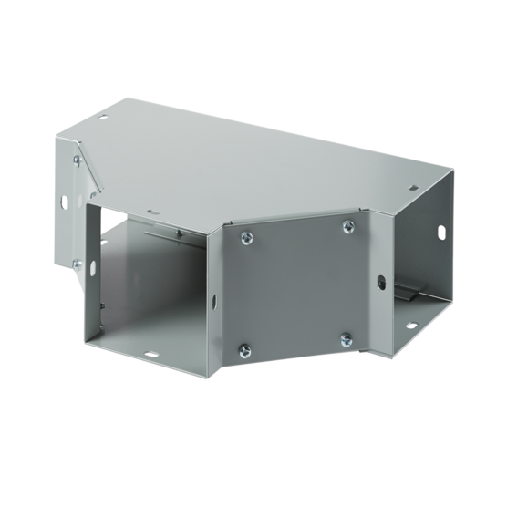 HOFFMAN F66T Sweep Tee, Fits 6 x 6 Inch Size, Gray, Steel | CH8KUN