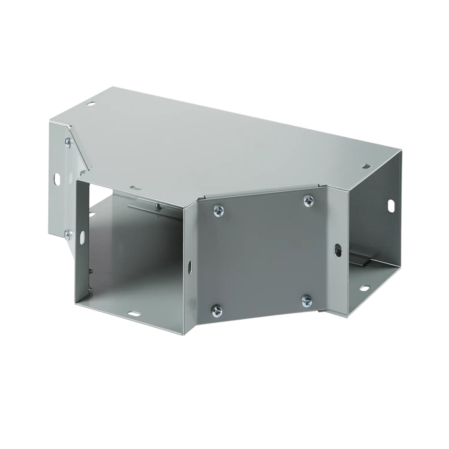 HOFFMAN F1010T Sweep Tee, Fits 10 x 10 Inch Size, Gray, Steel | CH8JZA