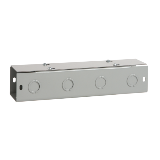 HOFFMAN F66T136GVPWK Wiring Trough, Straight Section, 6 x 6 x 36 Inch Size, Gray, Steel | CH8KVA