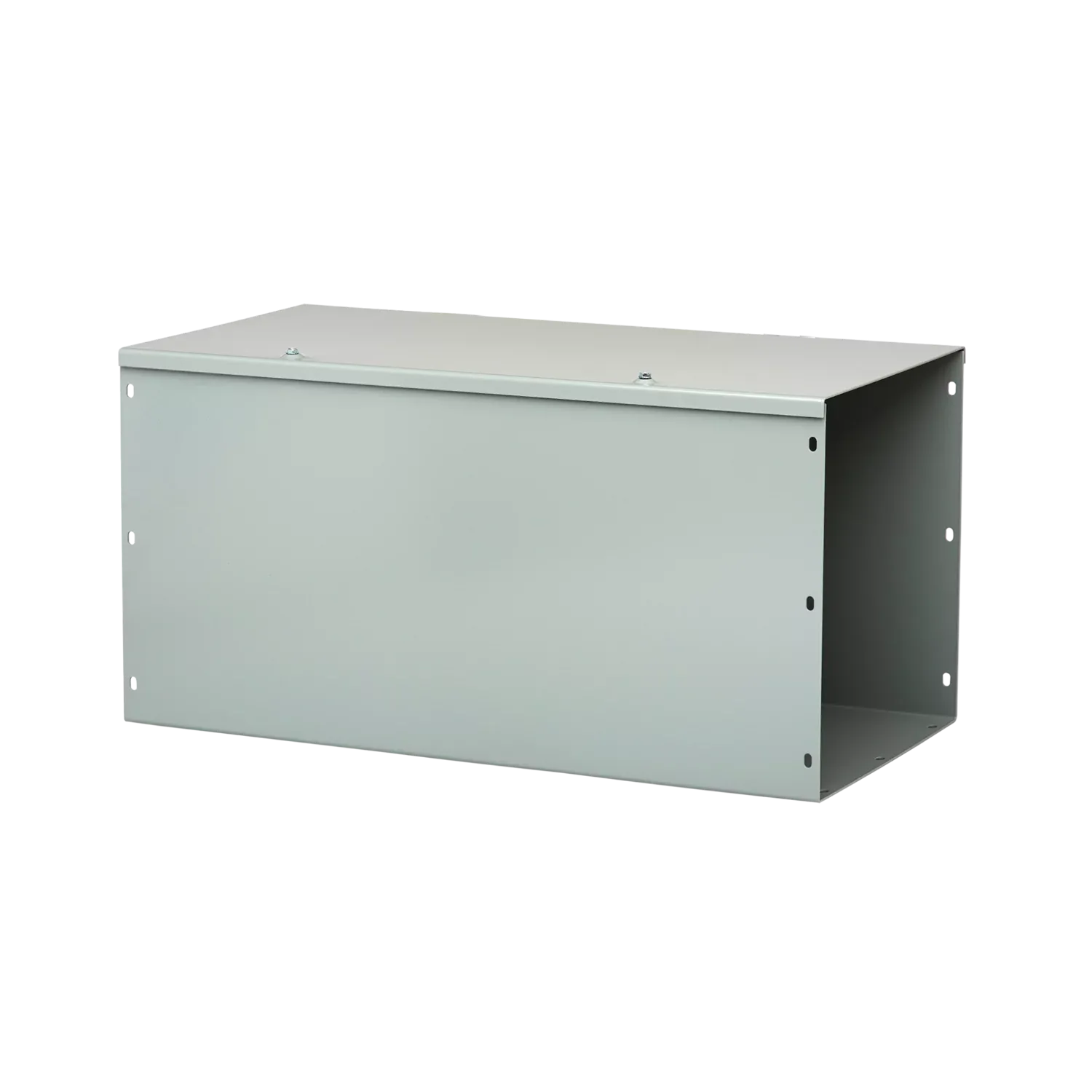 HOFFMAN F1212G12H Wiring Trough, Straight Section, 12 x 12 x 12 Inch Size, Gray, Steel | CH8KAW