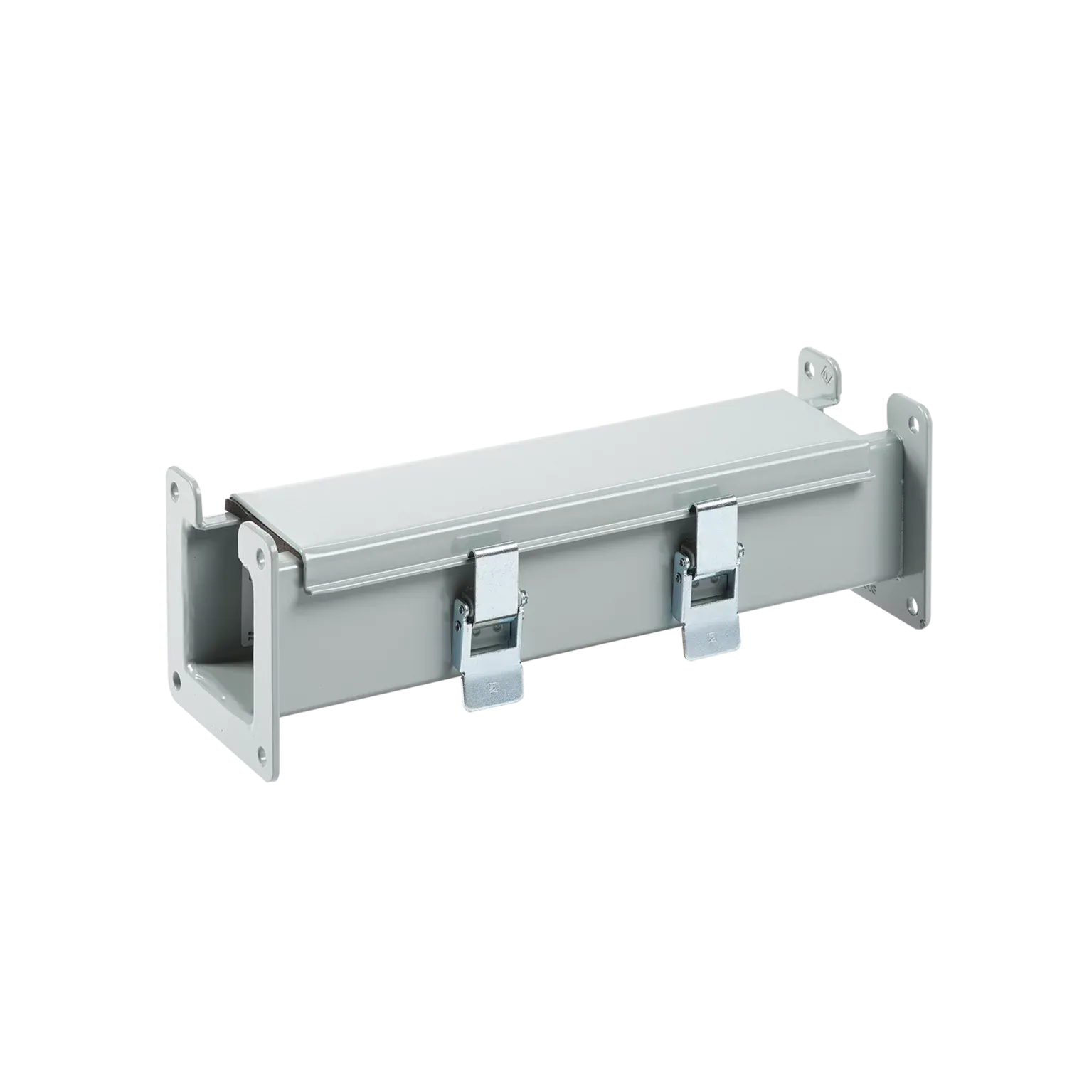 HOFFMAN F126L12 Wiring Trough, Straight Section, 12 x 6 x 12 Inch Size, Gray, Steel | CH8KCN