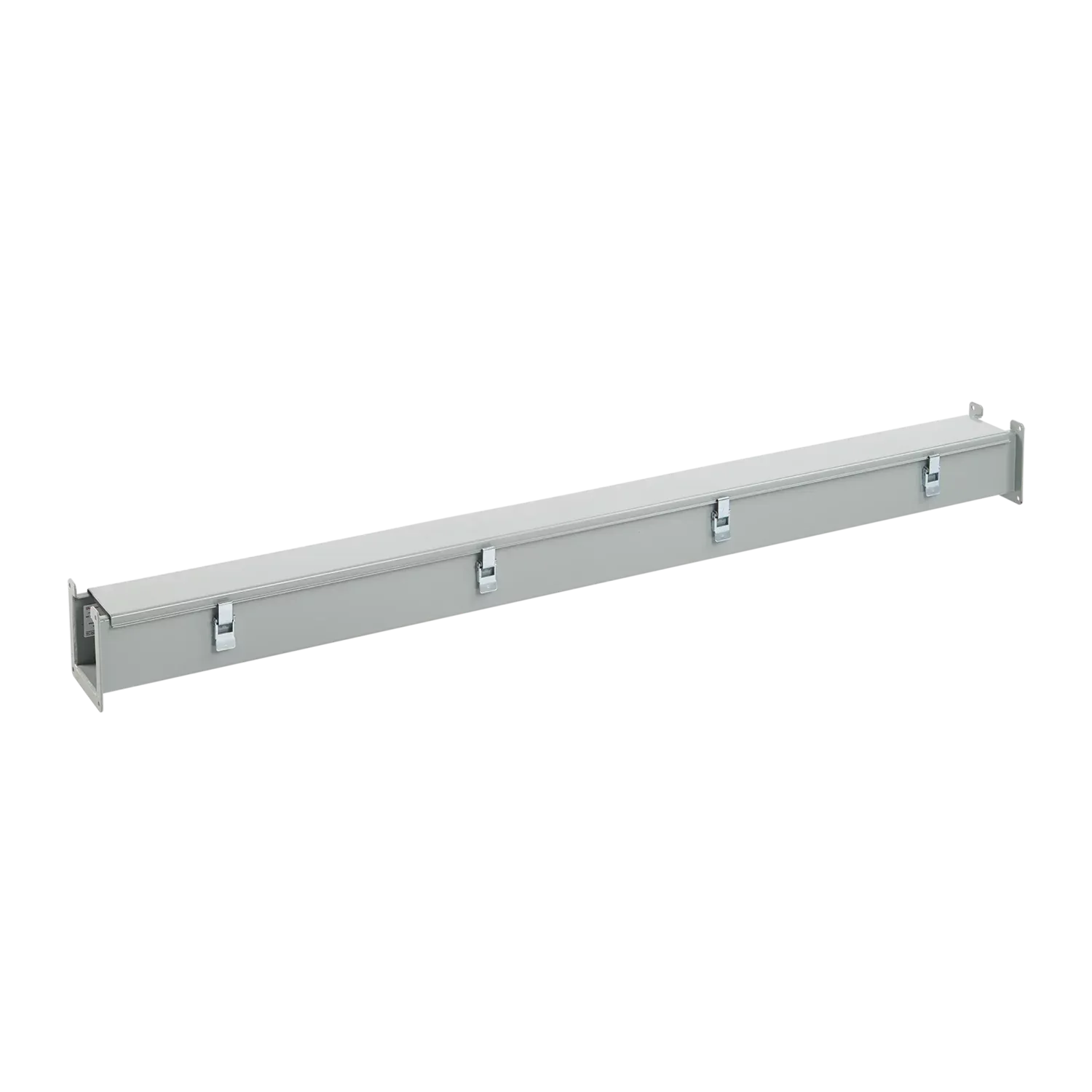 HOFFMAN F22L60 Wiring Trough, Straight Section, 2.50 x 2.50 x 60 Inch Size, Gray, Steel | CH8KFH