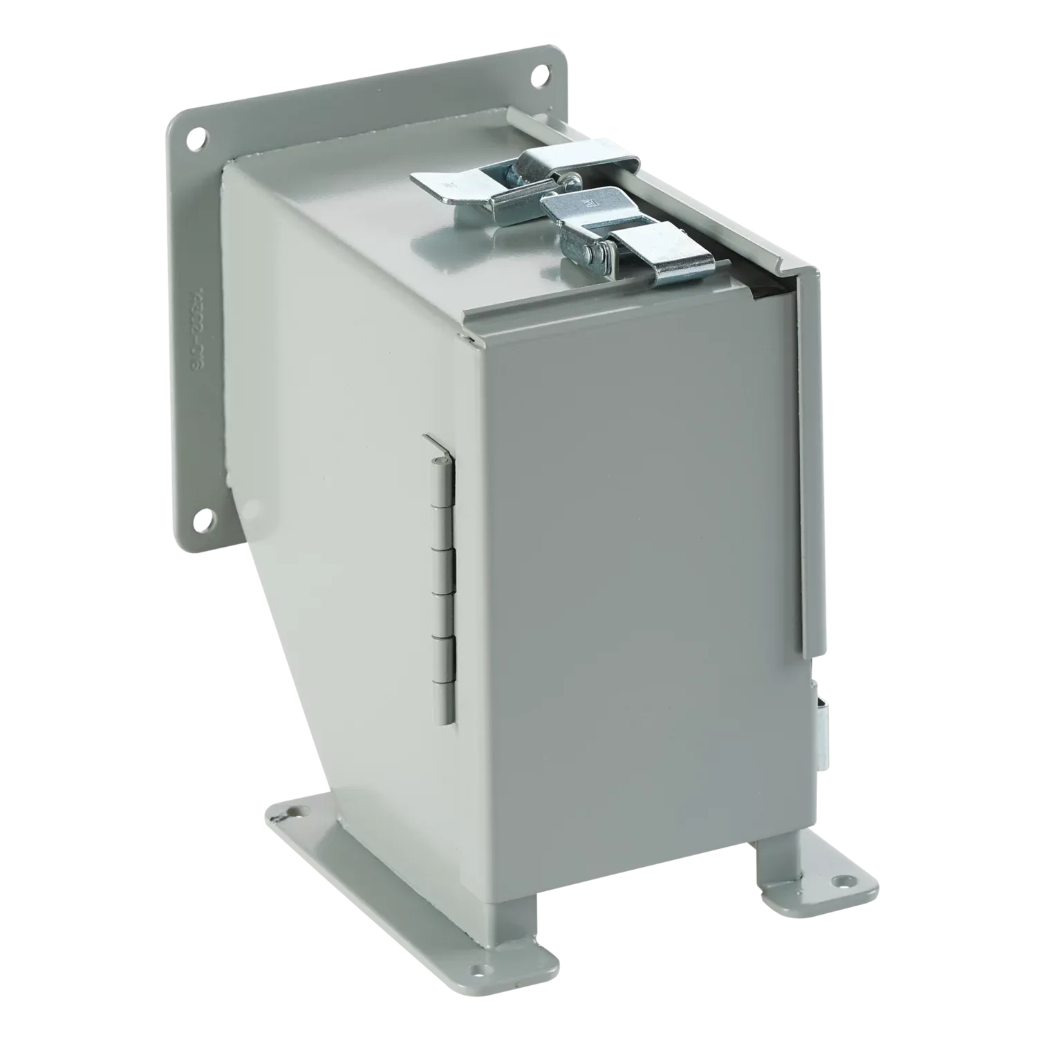 HOFFMAN F22LE9KT Wireway Transposition, 90 Deg. Elbow, 2.5 x 2.5 Inch Size, Gray, Steel, Clkwise | CH8KFU