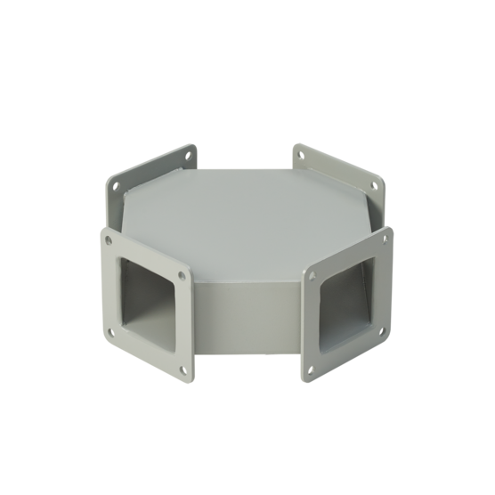 HOFFMAN F44WC Cross, 4 x 4 Inch Size, Gray, Steel | CH8KQB