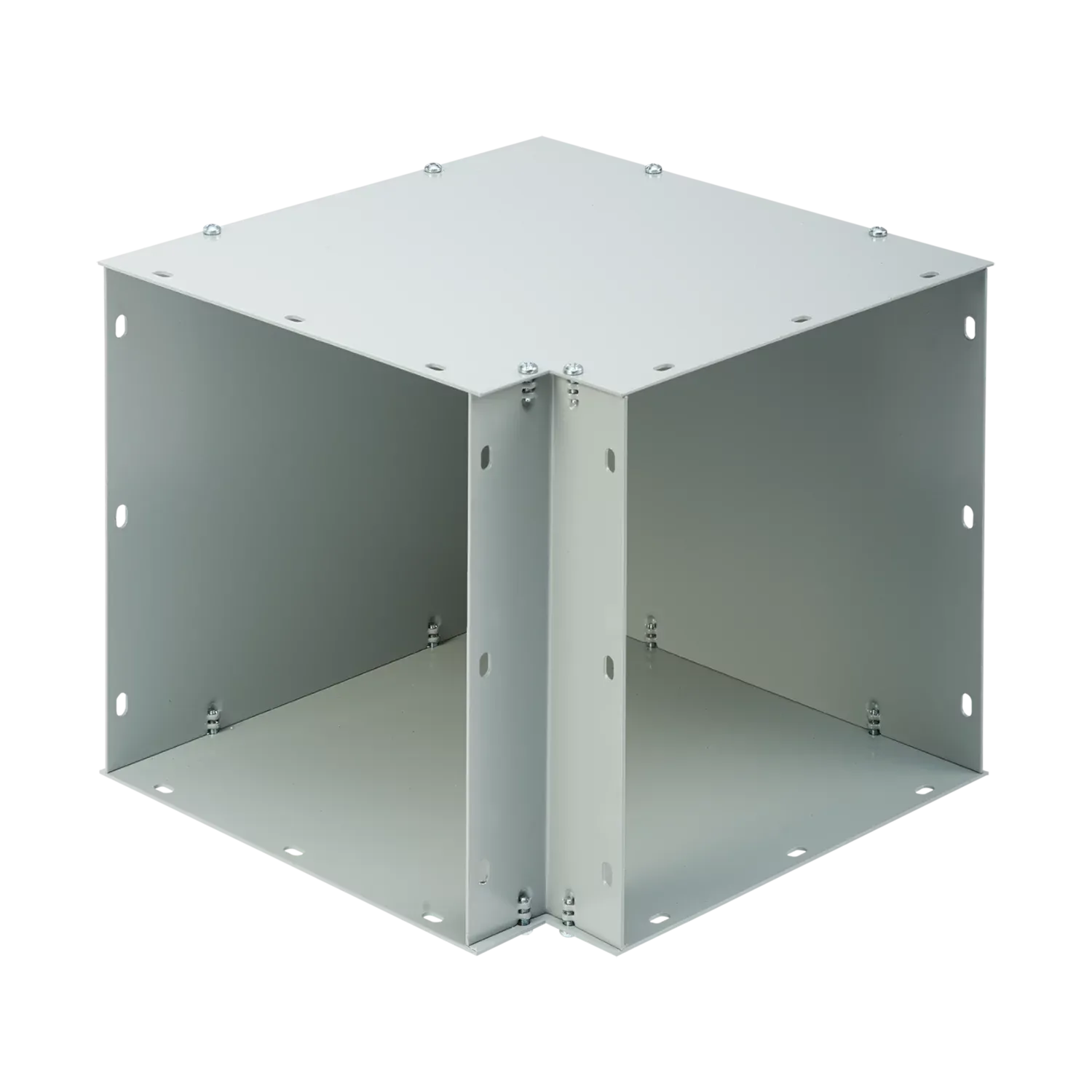 HOFFMAN F33G90E Wireway, 90 Deg. Elbow, 3 x 3 Inch Size, Gray, Steel | CH8KJQ