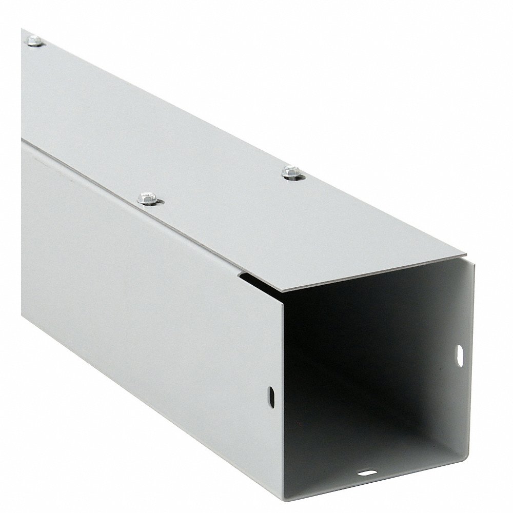 HOFFMAN F44T124GVP Lay-In Flat-Cover Wireway 4 Inch Width x 4 Inch Height | AH3HJQ 32FN18