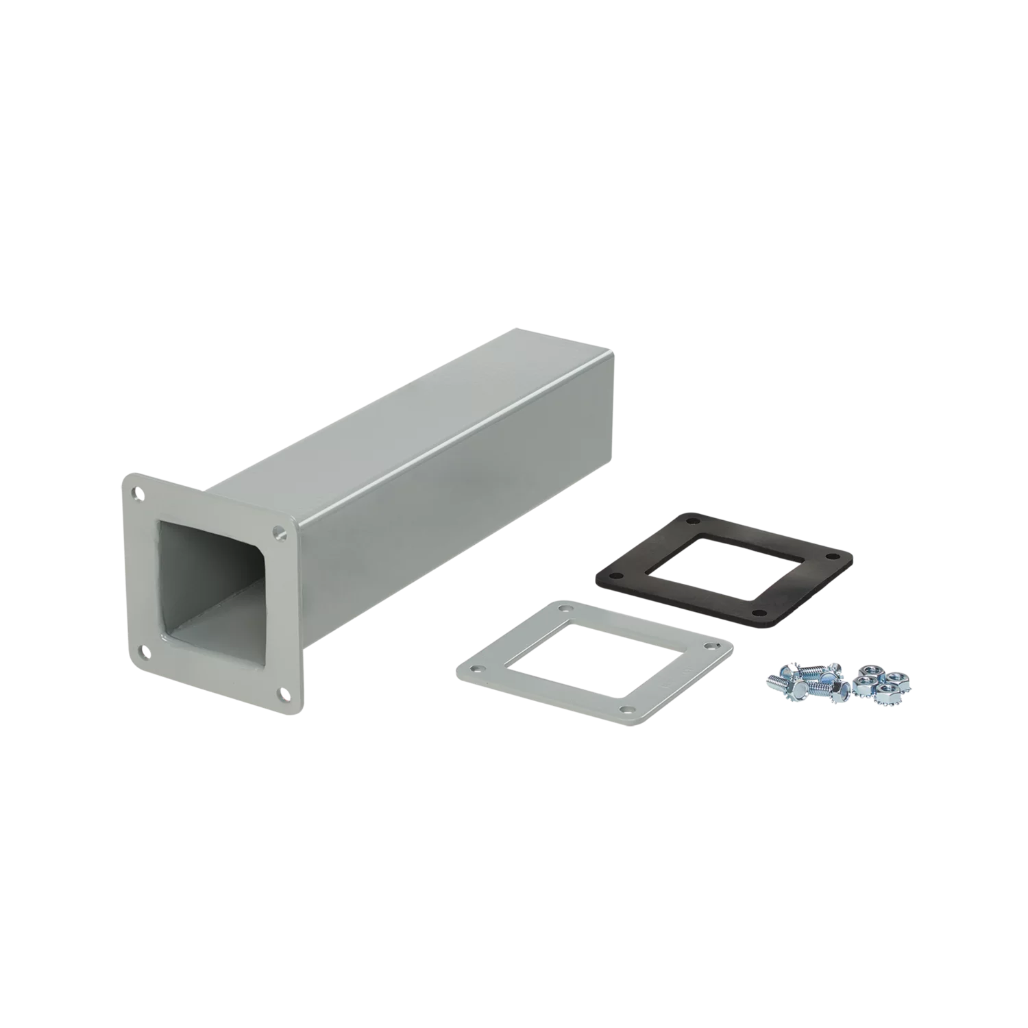 HOFFMAN F44WX Cut Off Fitting, 4 x 4 Inch Size, Gray, Steel | CH8KQX