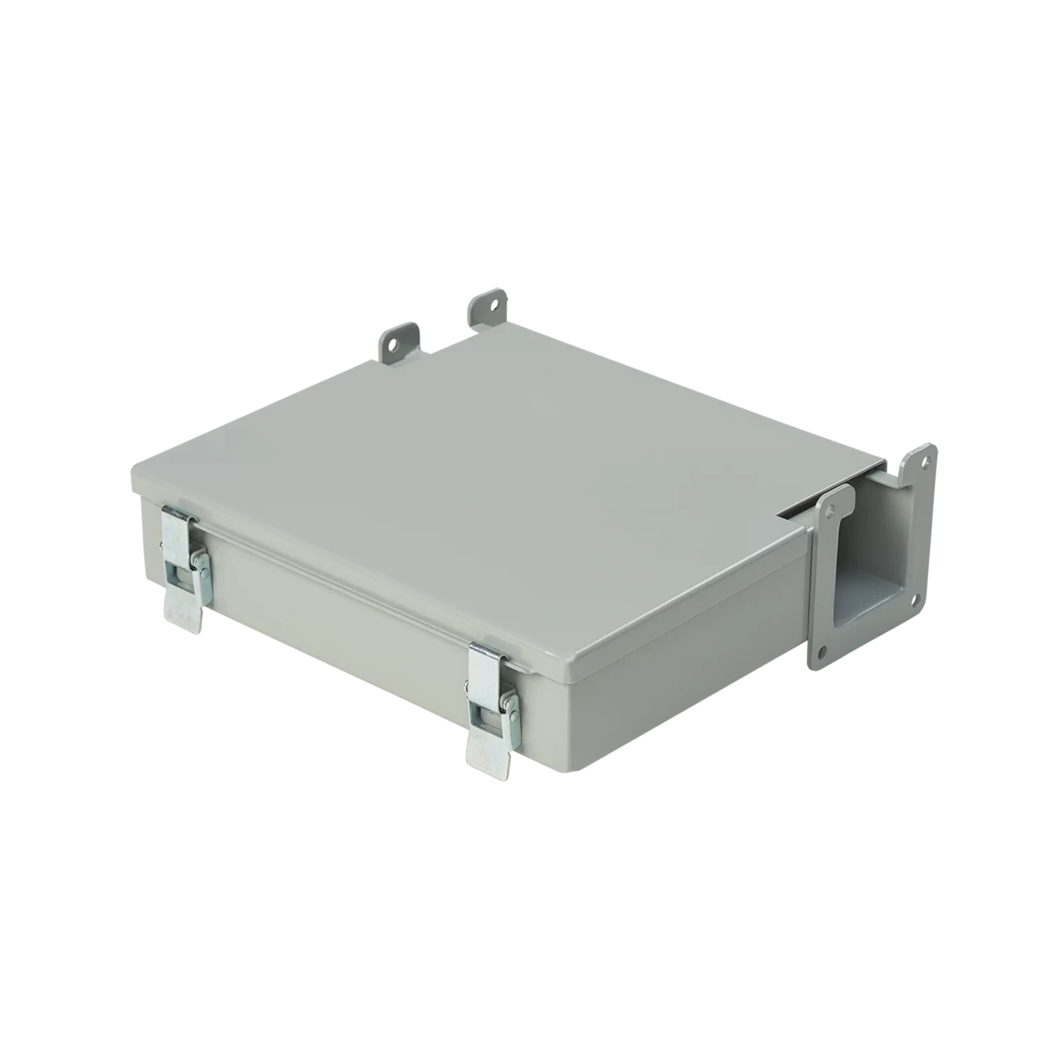 HOFFMAN F66LJ Junction Box, 6 x 6 Inch Size, Gray, Steel | CH8KUF