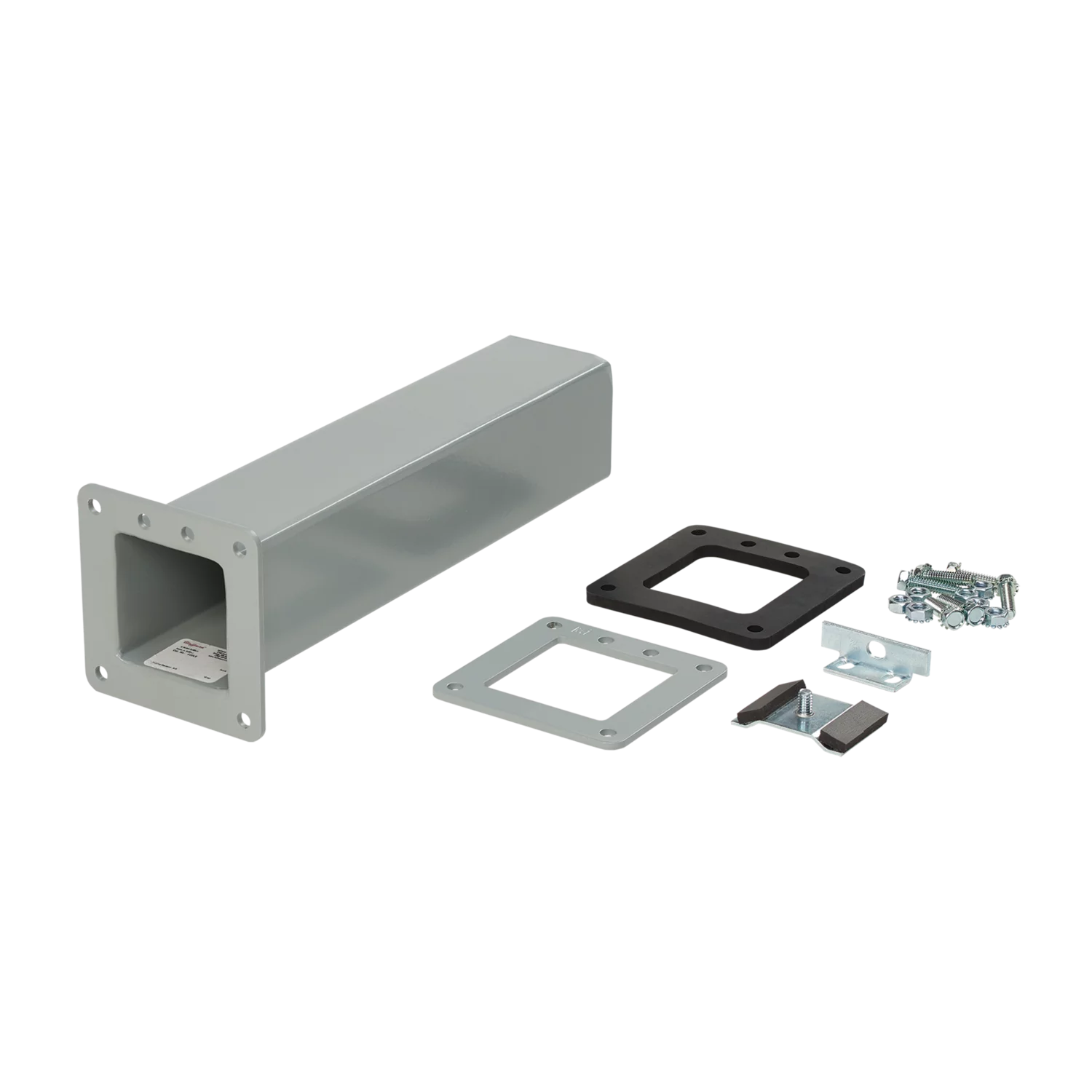 HOFFMAN F66LX Cut Off Fitting, 6 x 6 Inch Size, Gray, Steel | CH8KUL