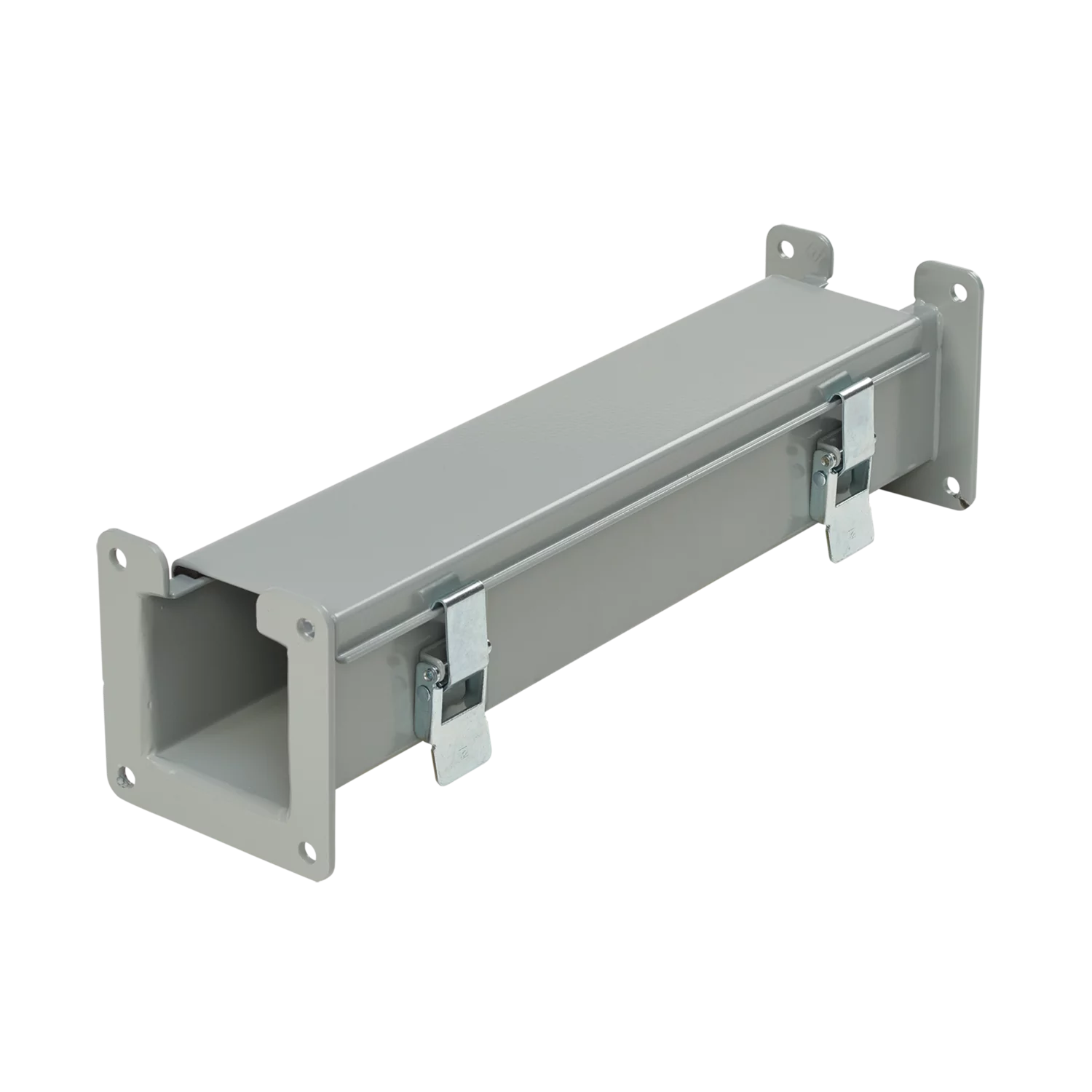 HOFFMAN F66LXL Cut Off Fitting, Lay In, 6 x 6 Inch Size, Gray, Steel | CH8KUM