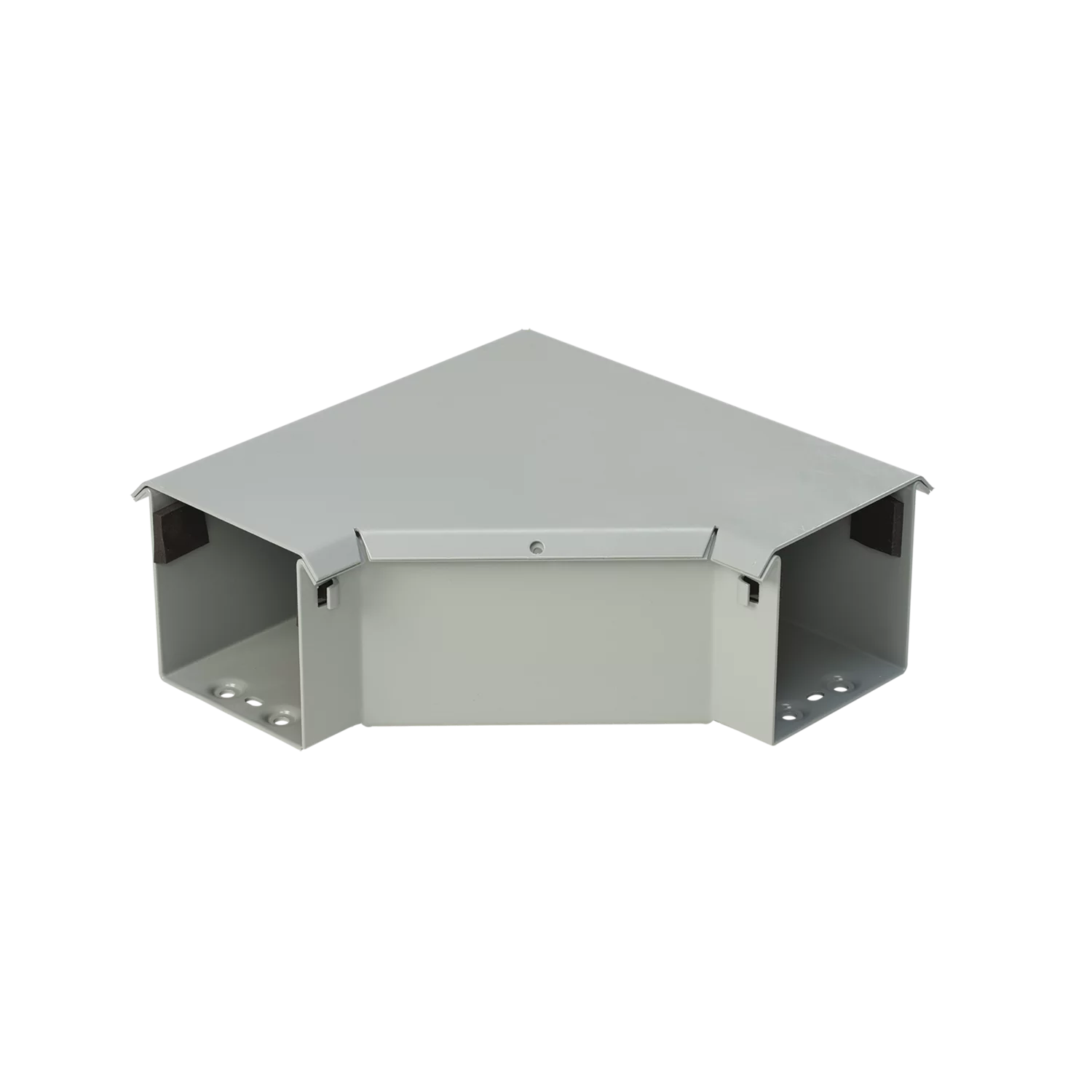 HOFFMAN F66T3R90E Wireway, 90 Deg. Elbow, Fits 6 x 6 Inch Size, Gray, Steel | CH8KVR