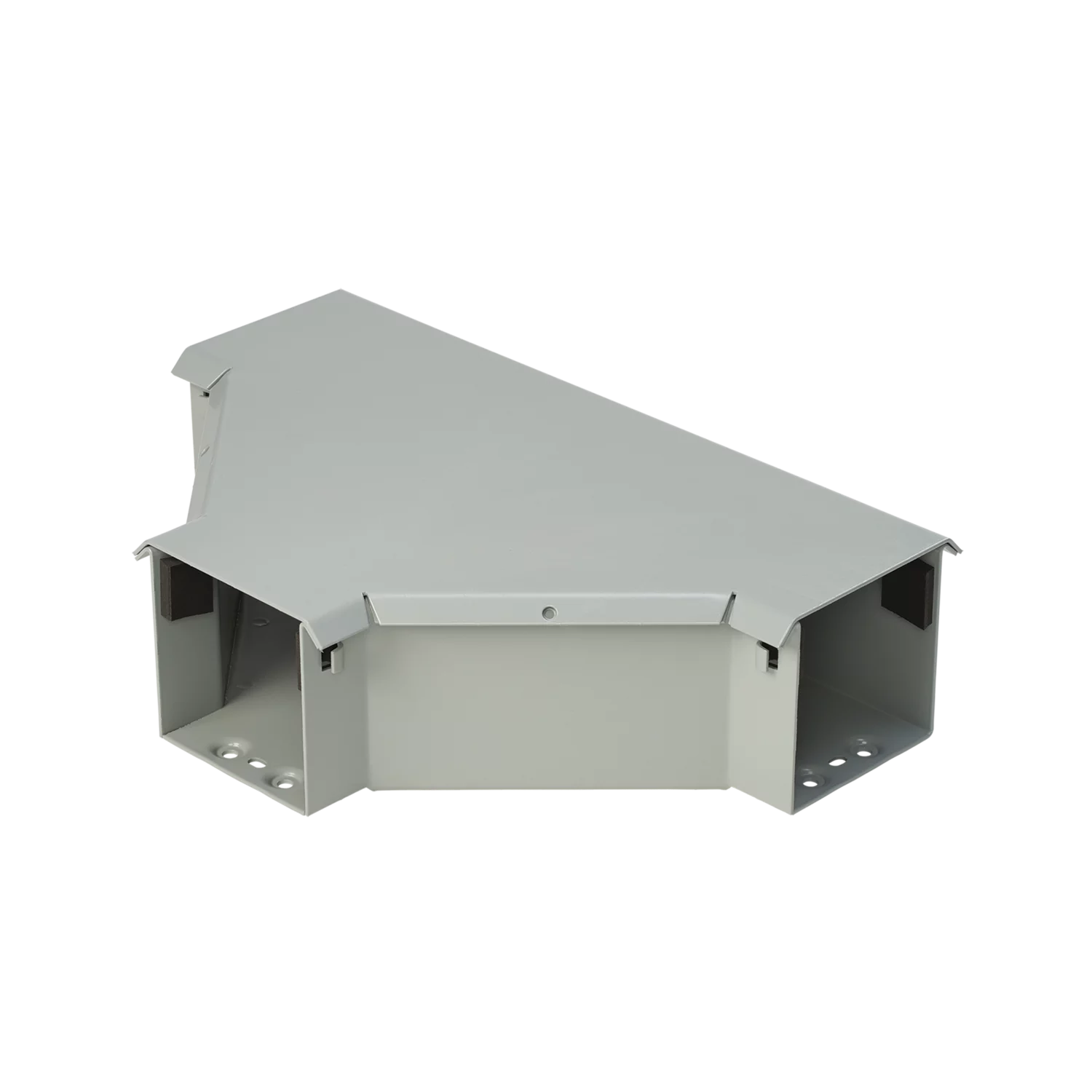 HOFFMAN F88T3RT Flush Tee, 90 Deg., Fits 8 x 8 Inch Size, Gray, Steel | CH8LBV