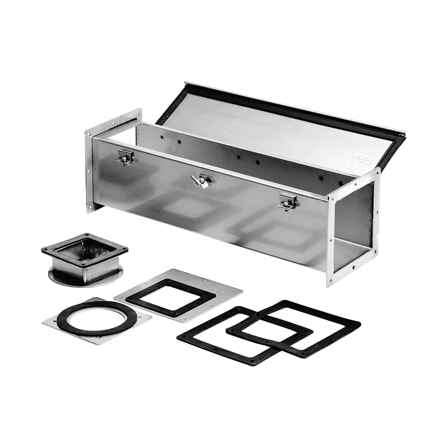 HOFFMAN F66W12SS Feed Through Straight Section, Type 4X, 6 x 6 x 12 Inch Size, 304 SS | CH8KWH