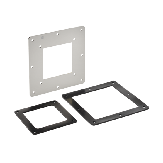 HOFFMAN F66WR44SS Reducer Bushing, 6 x 6 To 4 x 4 Inch Size, Center Hole, 304 SS | CH8KXJ