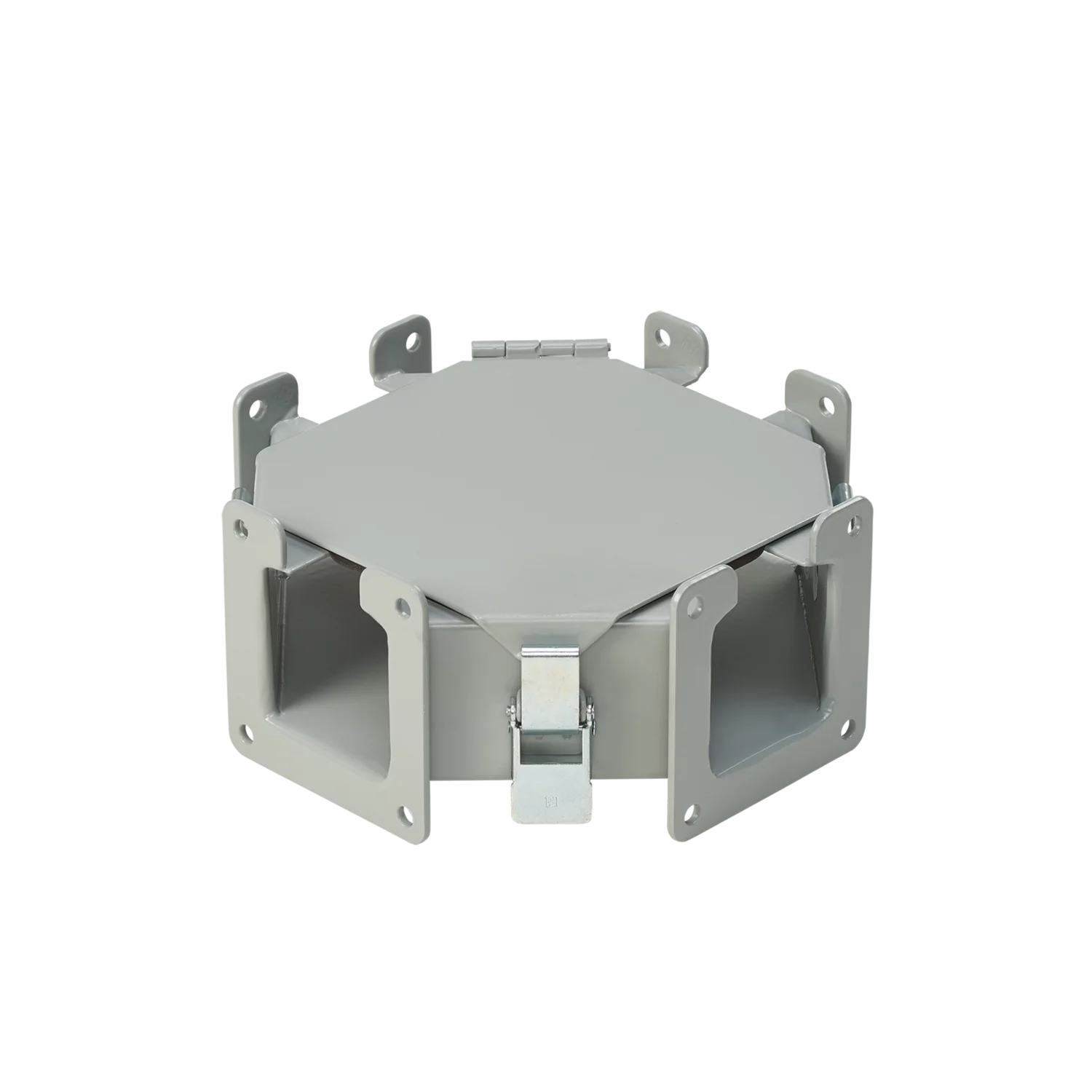 HOFFMAN F88LC Cross Fitting, 8 x 8 Inch Size, Gray, Steel | CH8KZV