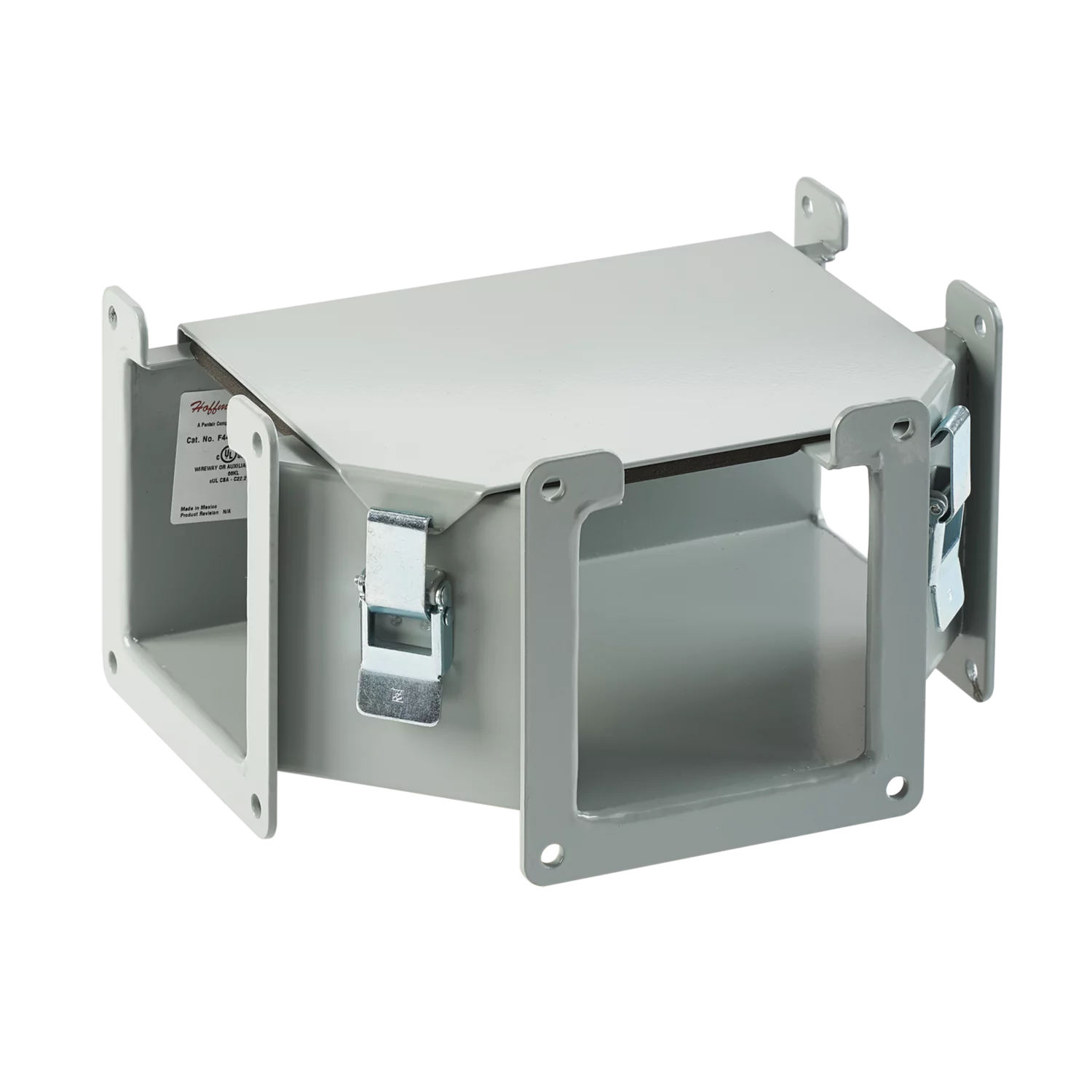 HOFFMAN F88LTA Tee Fitting, Top Opening, 8 x 8 Inch Size, Gray, Steel | CH8LAJ