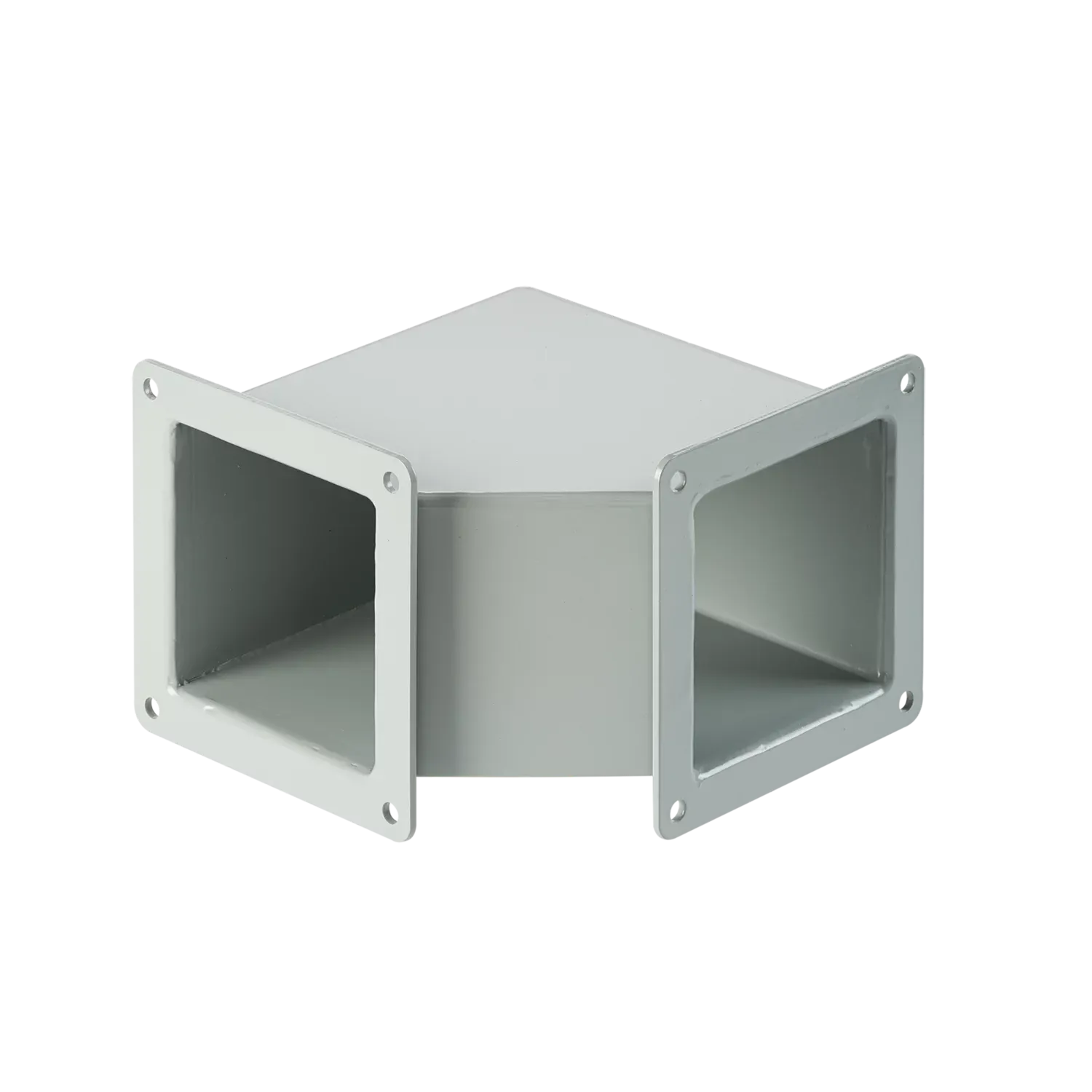HOFFMAN F88WE90 Wireway, 90 Deg. Elbow, 8 x 8 Inch Size, Gray, Steel | CH8LCP