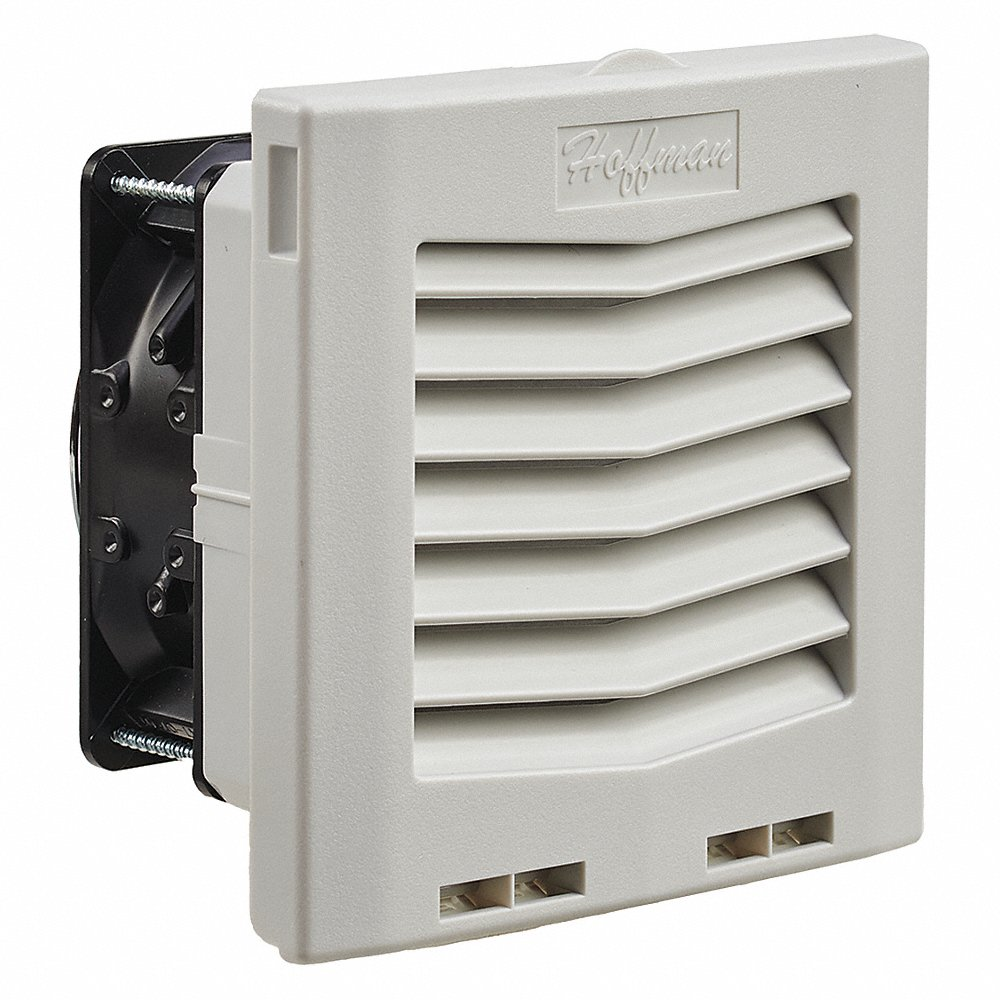 Wet-Location Square Axial Fan, 6 1/8 Inch Height, 4 Inch Depth, 35, IP54