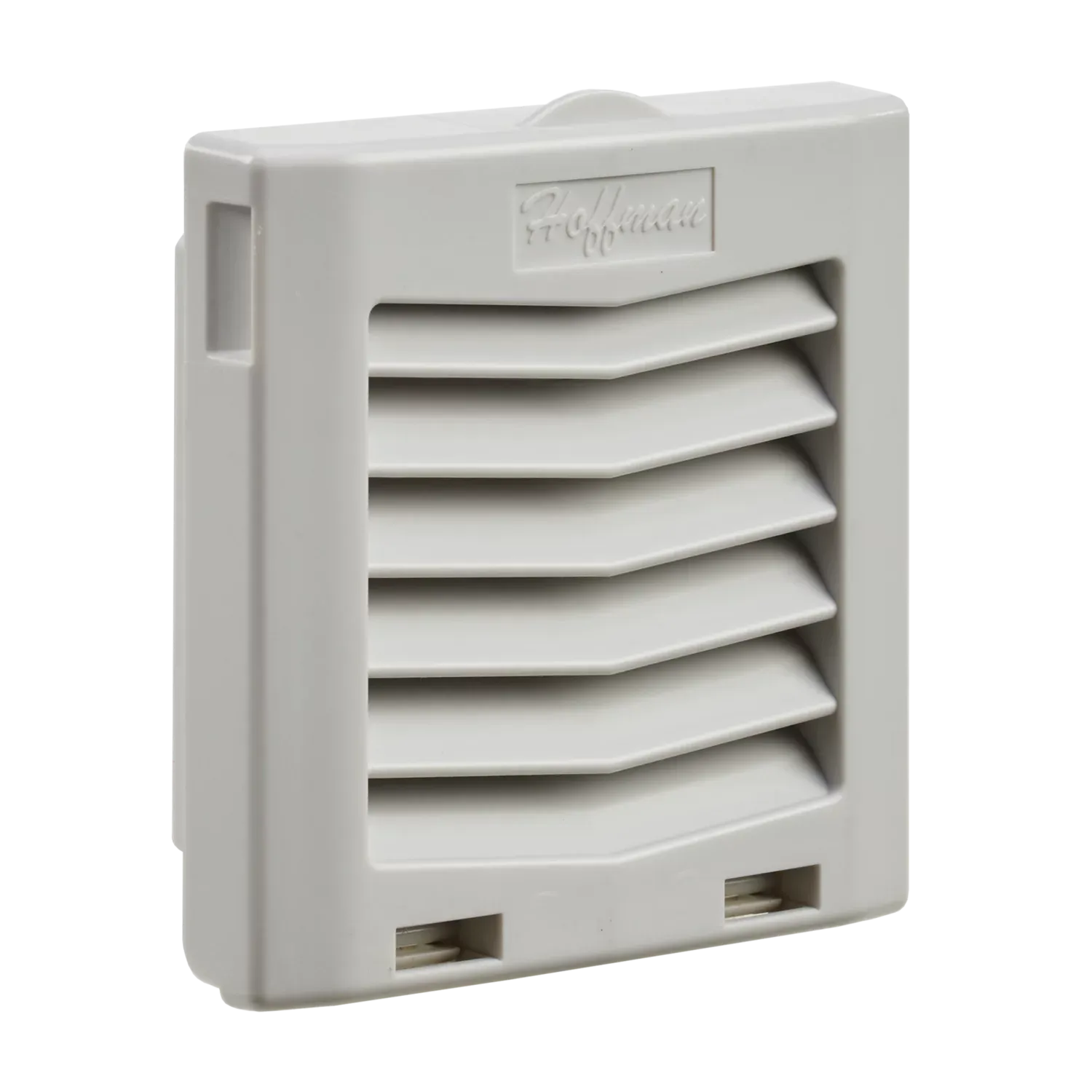 HOFFMAN HG0400404 Filter Fan Exhaust Grille, 4 Inch Size, Light Gray | CH8MBW