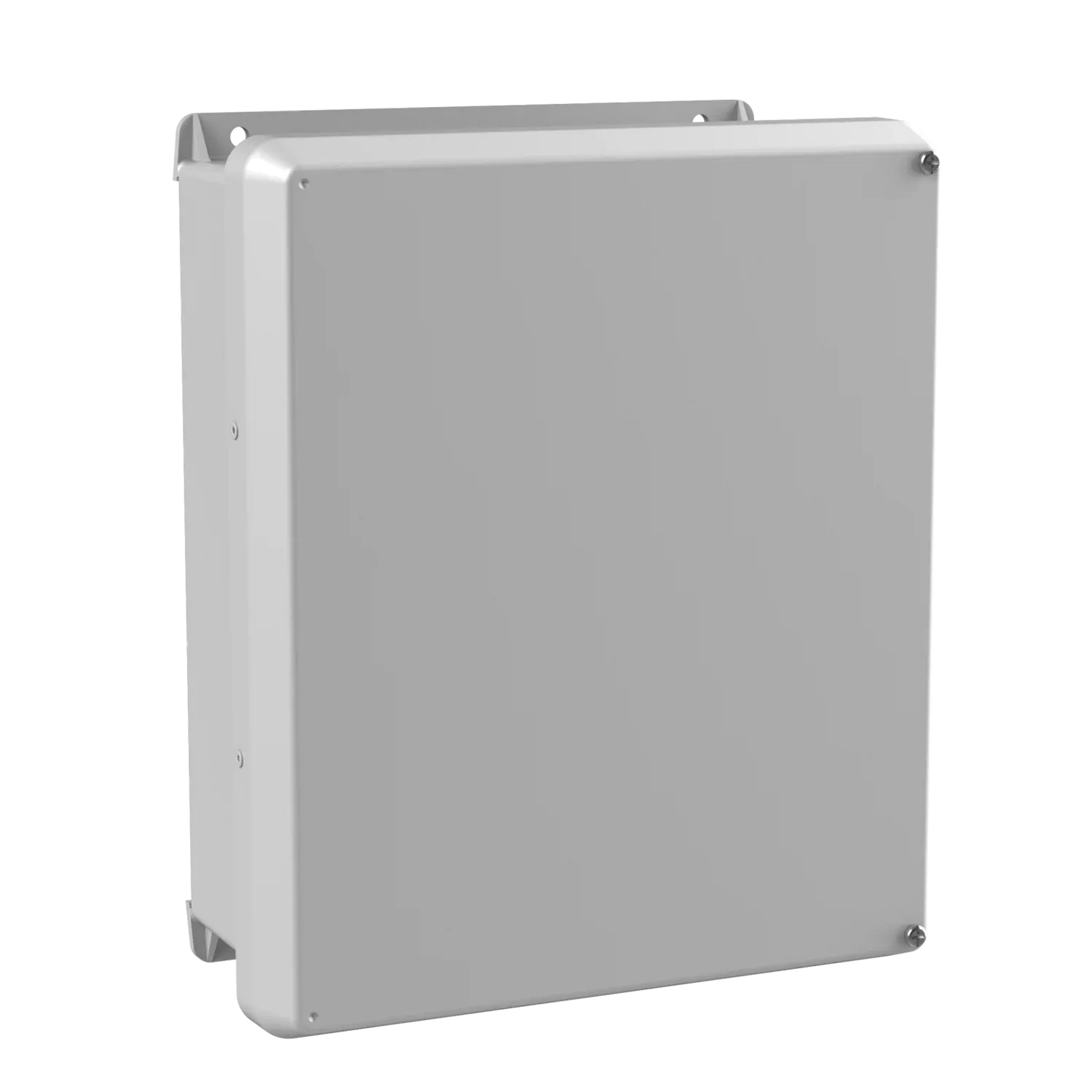 HOFFMAN HJ1210HWLG Enclosure, Flat Cover With Screws, 11.68 x 9.69 x 4.62, Fiberglass, Hinged | CH8MFE