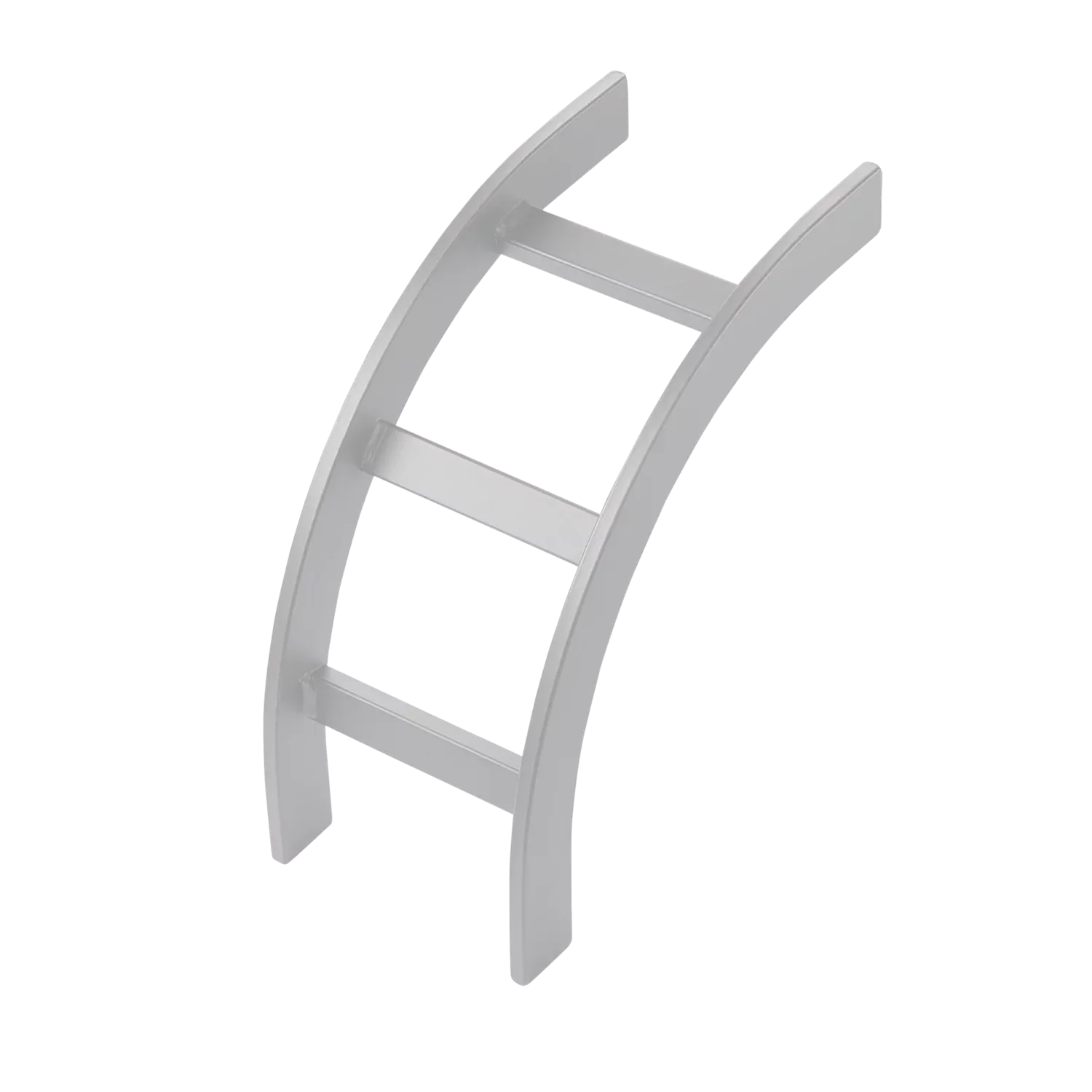 HOFFMAN LIB12W Ladder Rack Curved Kit, 12 Inch Width, White, Steel, Inside Vertical Bend | CH8MQE