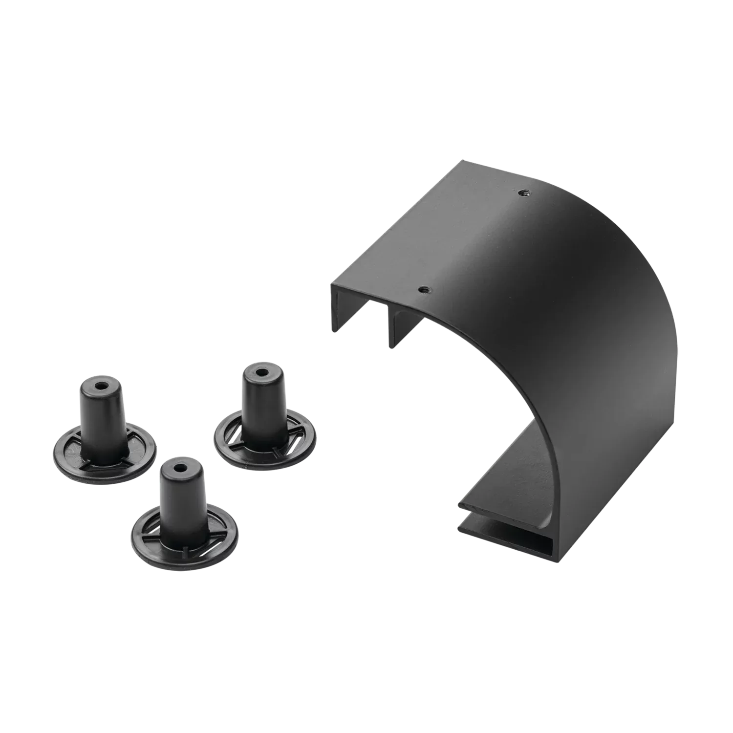 HOFFMAN LRD6BLK Radius Drop Kit, Fits 6 Inch Size, Black, Aluminium | CH8MVL