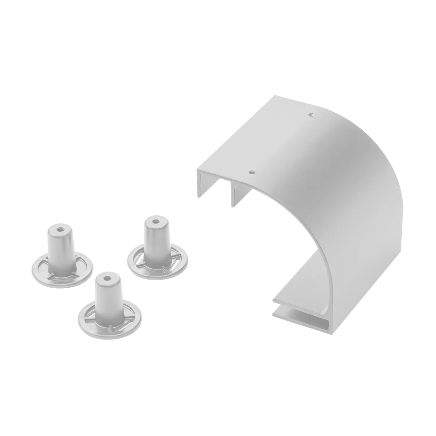 HOFFMAN LRD12W Radius Drop Kit, Fits 12 Inch Size, White, Aluminium | CH8MVC