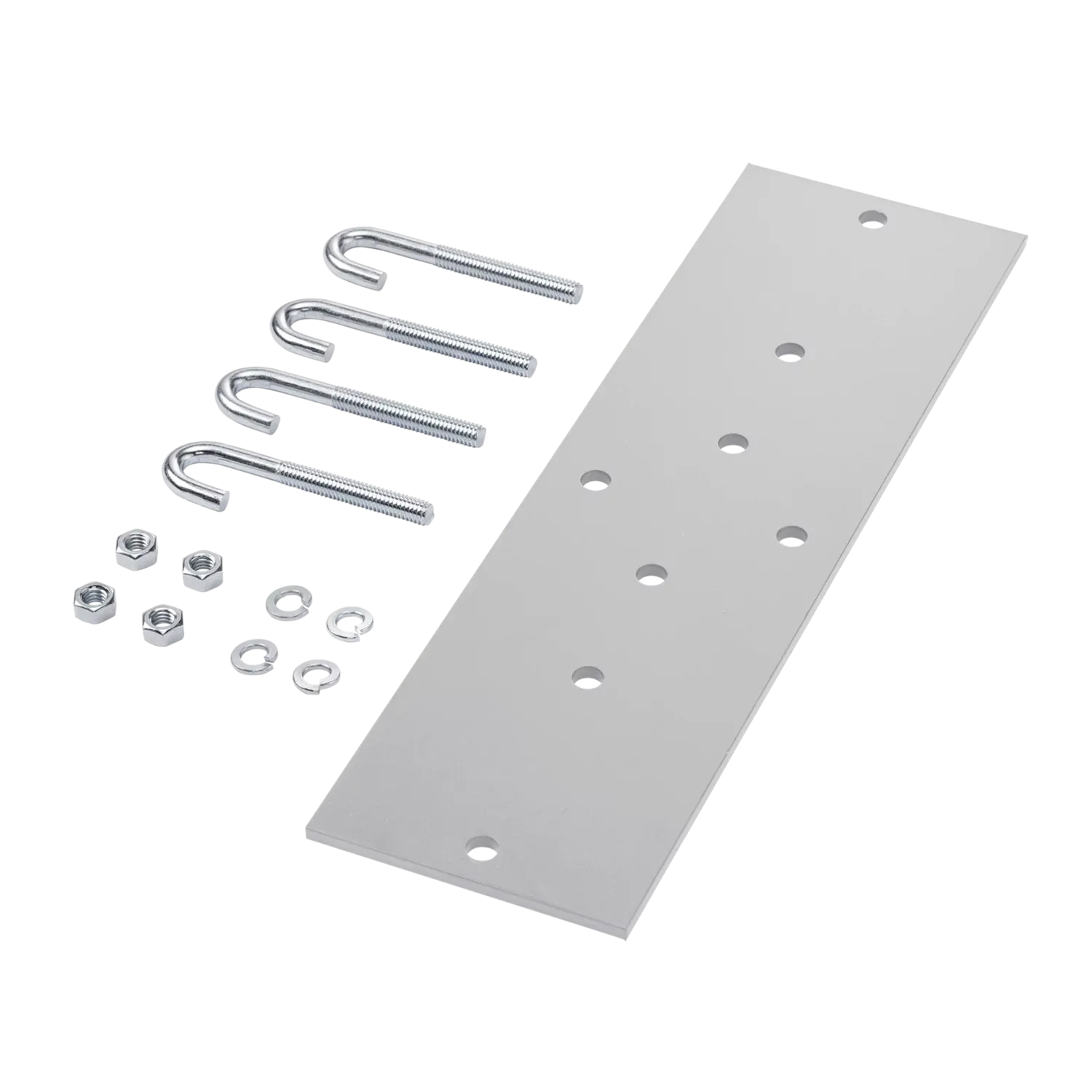 HOFFMAN LRRMPW15 Rack To Runway Mounting Plate Kit, Fits 12 And 15 Inch Size, White, Steel | CH8MWE