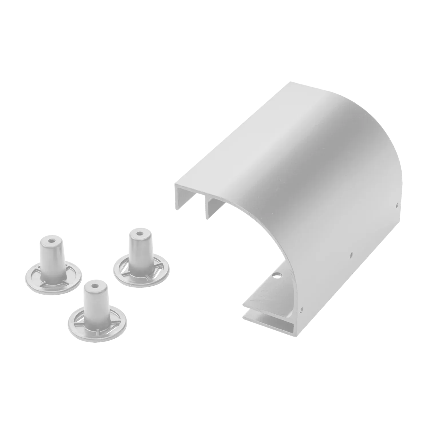 HOFFMAN LSRDW Stringer Radius Drop Kit, White, Steel | CH8MXY