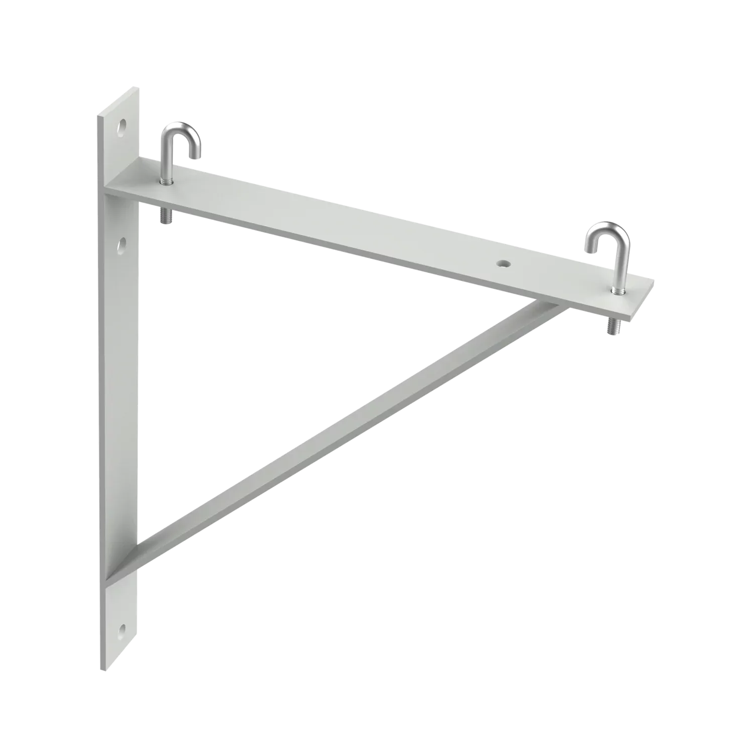 HOFFMAN LTSB12G Triangle Support Bracket Kit, Fits 6 And 12 Inch Cable Runway, Gray, Steel | CH8MYX