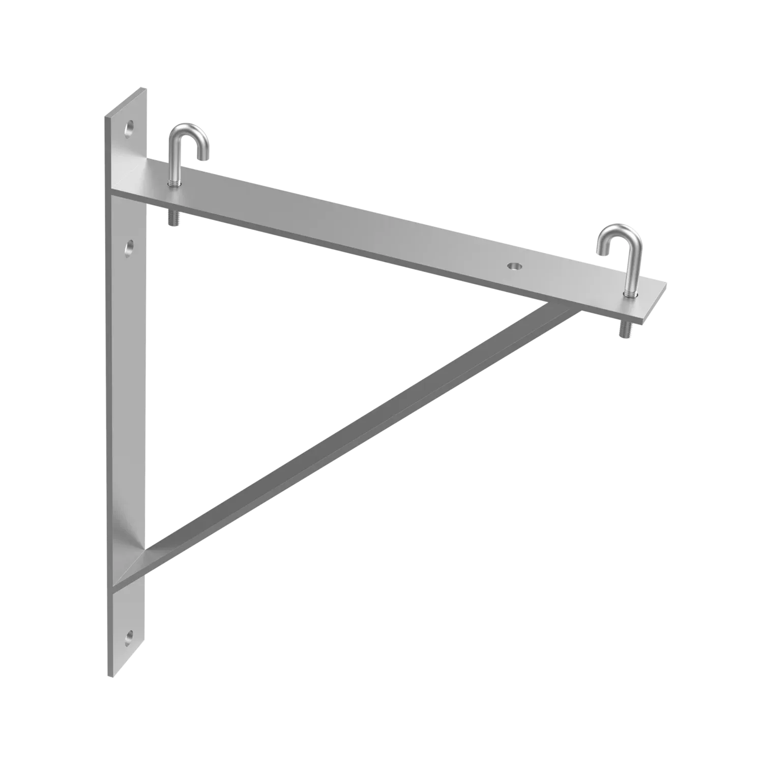 HOFFMAN LTSB12GZ Triangle Support Bracket Kit, Fits 6 And 12 Inch Cable Runway, Steel | CH8MYY