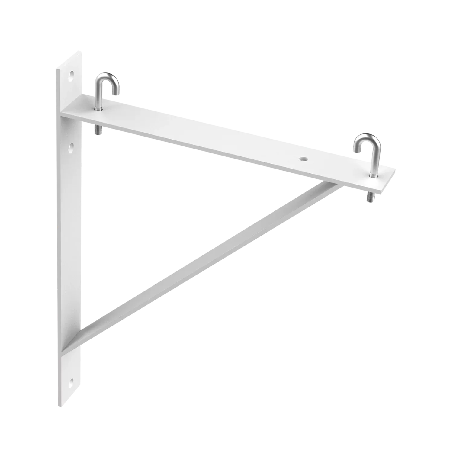 HOFFMAN LTSB12W Triangle Support Bracket Kit, Fits 6 And 12 Inch Cable Runway, White, Steel | CH8MYZ