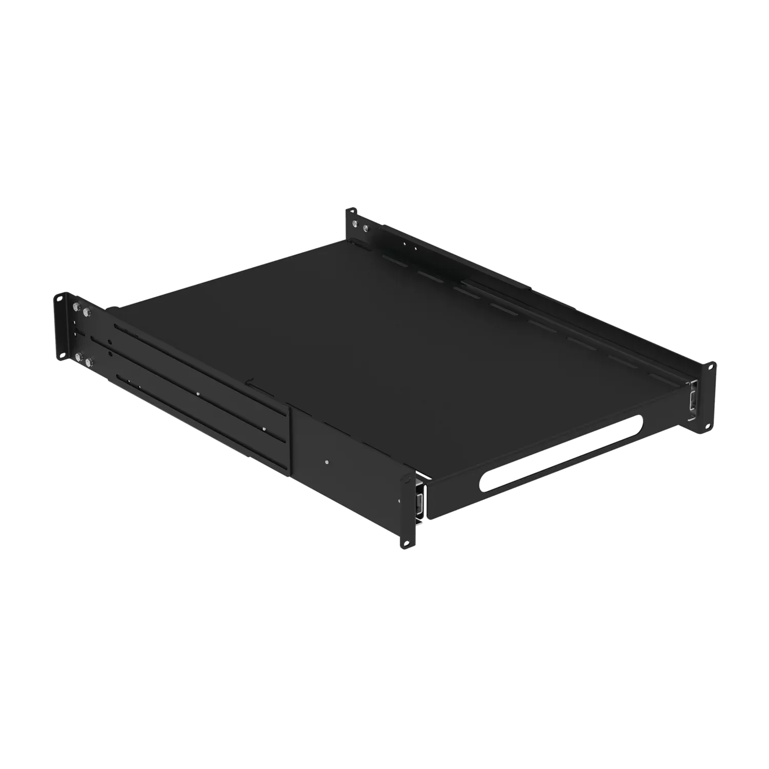 HOFFMAN P19SHP68B Rack Mounted Sliding Shelf, Fits 19 Inch Rack Size, 2 Rack Units, Black | CH8NQK