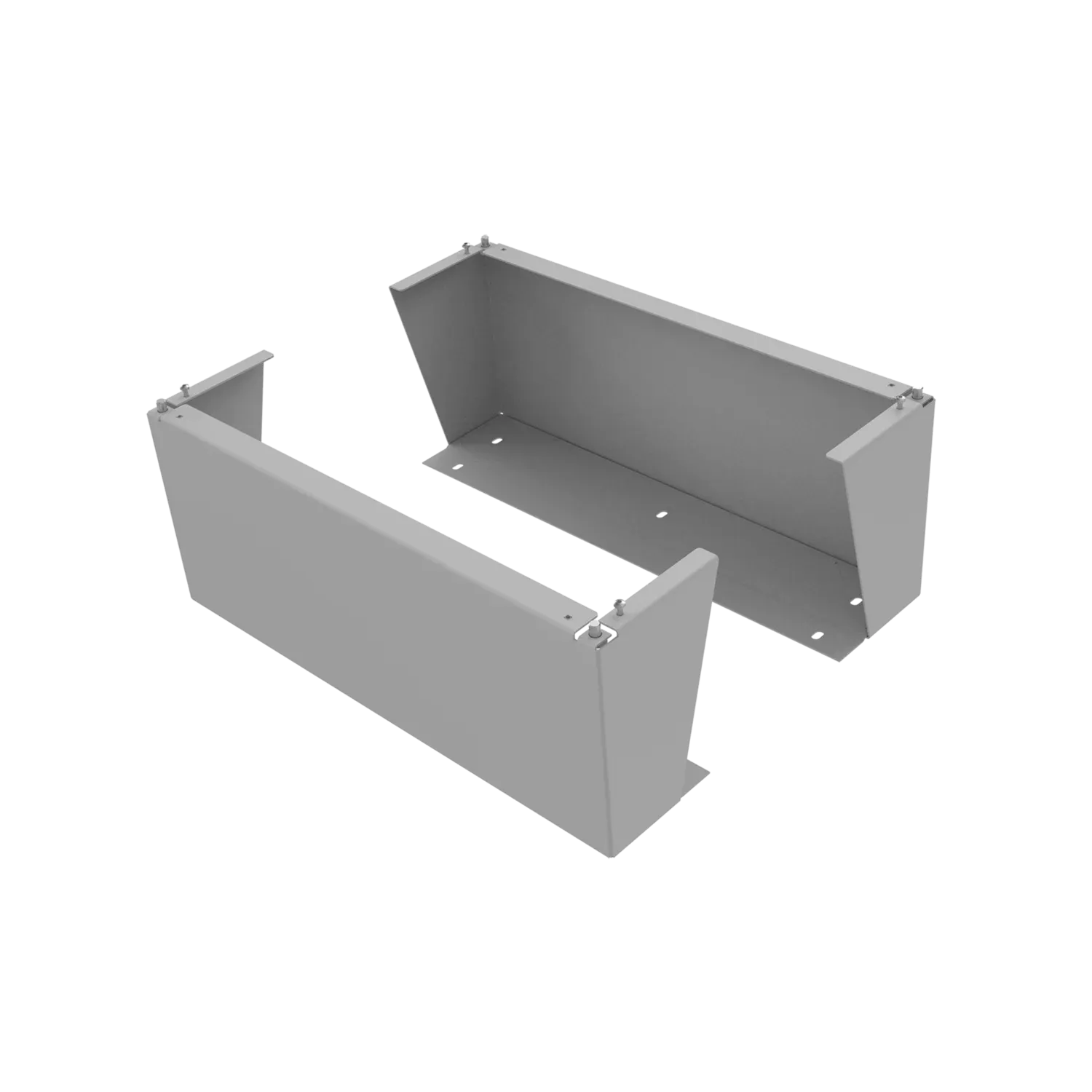 HOFFMAN P2AFSK8 Floor Stand Kit, Steel, Light Gray | CH8NUY