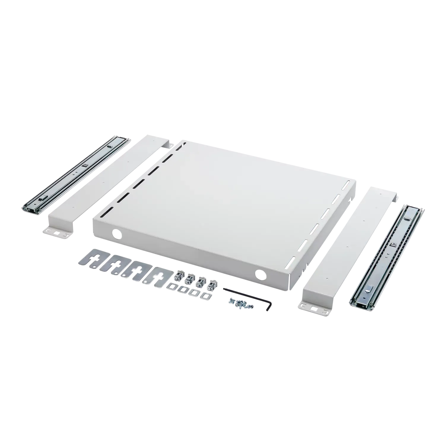 HOFFMAN P2ASHFP6EXT Frame Pull Out Shelf, 600mm Size, Light Gray, Steel | CH8NYC