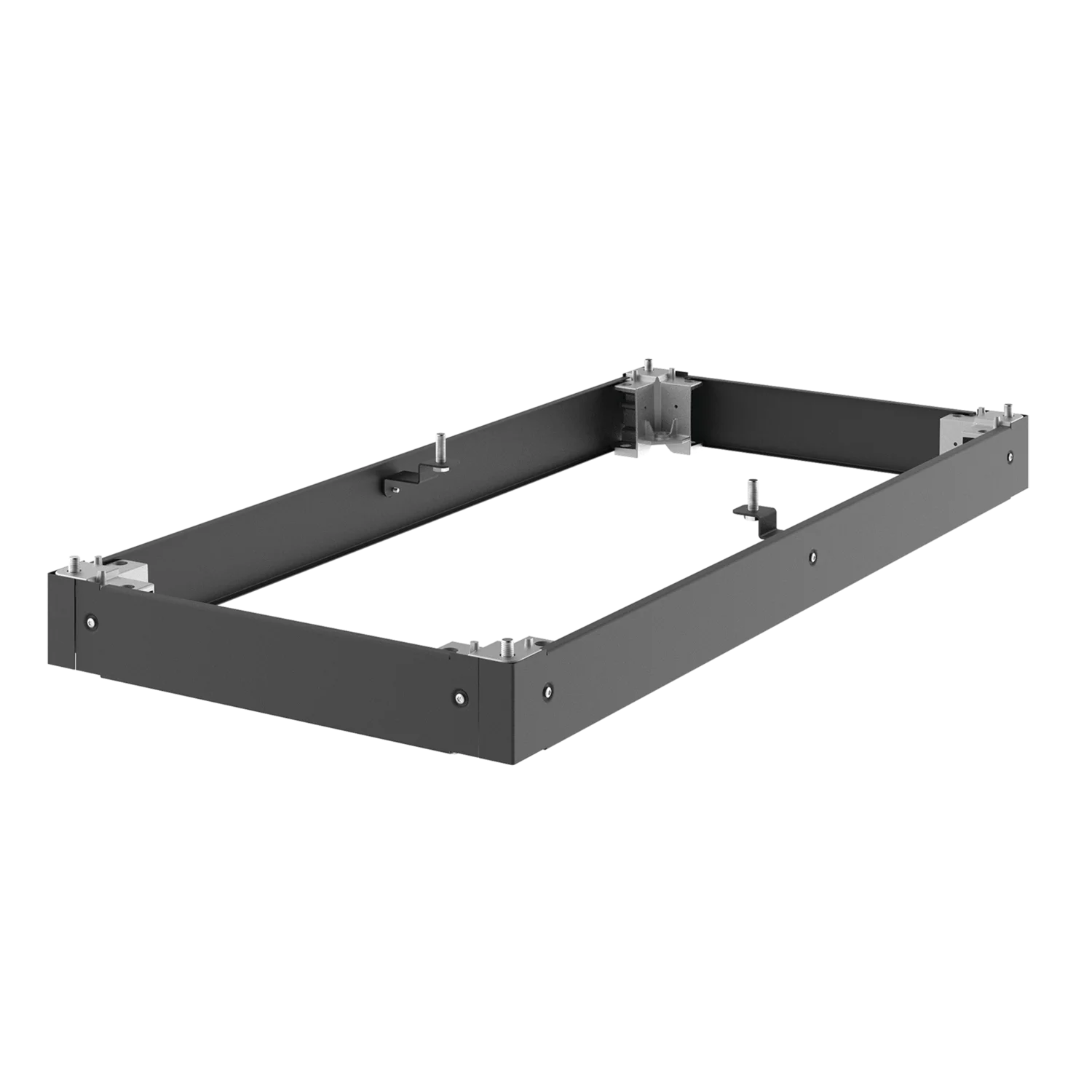 HOFFMAN P2BP2128 Plinth Bases, 1200 x 800mm Size, Black, Steel | CH8PGZ