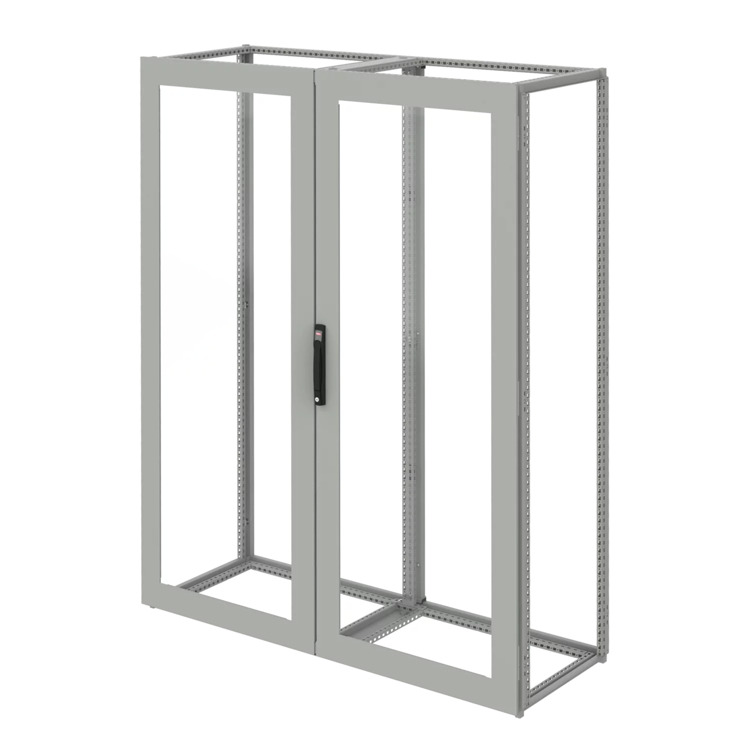 HOFFMAN P2DWO1212 Window Overlapping Double Door, Fits 1200 x 1200mm Size, Aluminium, Polycarbonate | CH8QCB