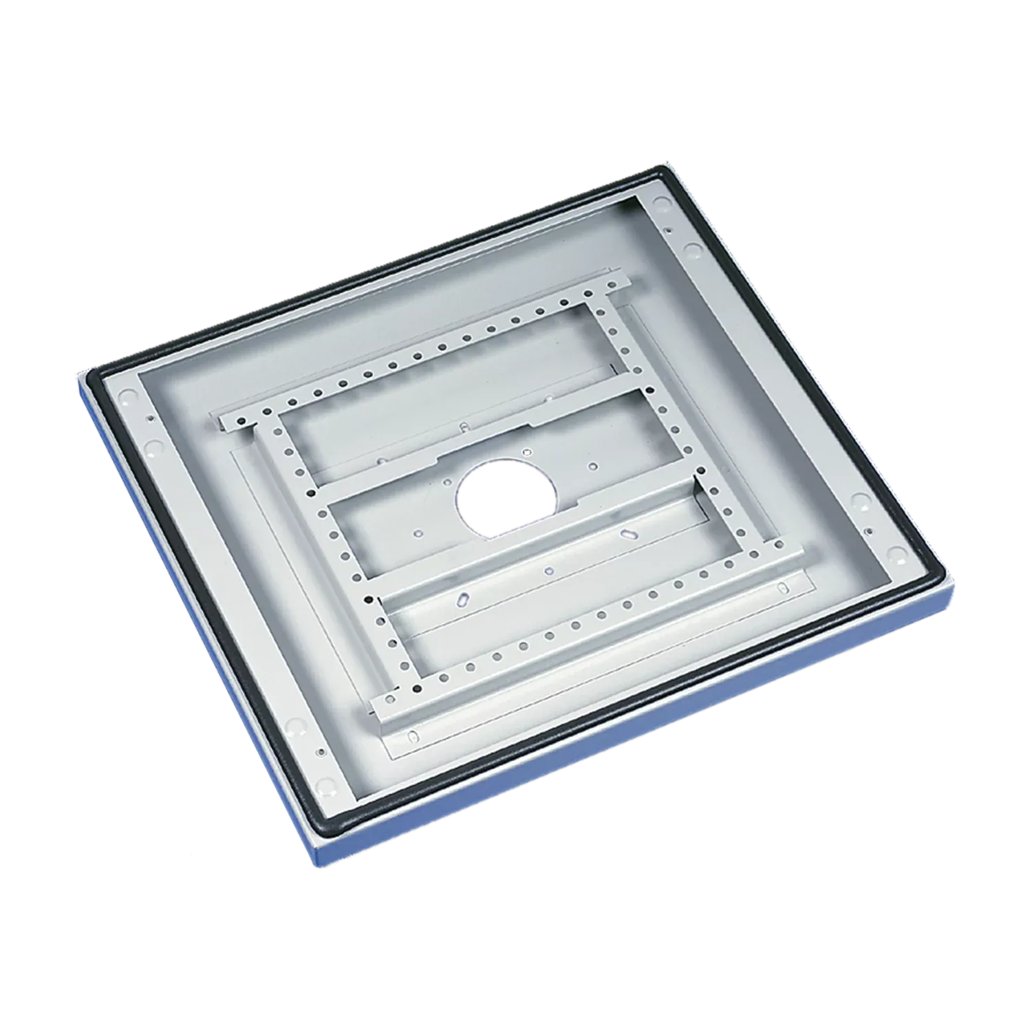 HOFFMAN PBSK66 Base, Fits 600 x 600mm Size, Gray, Steel | CH8UHZ