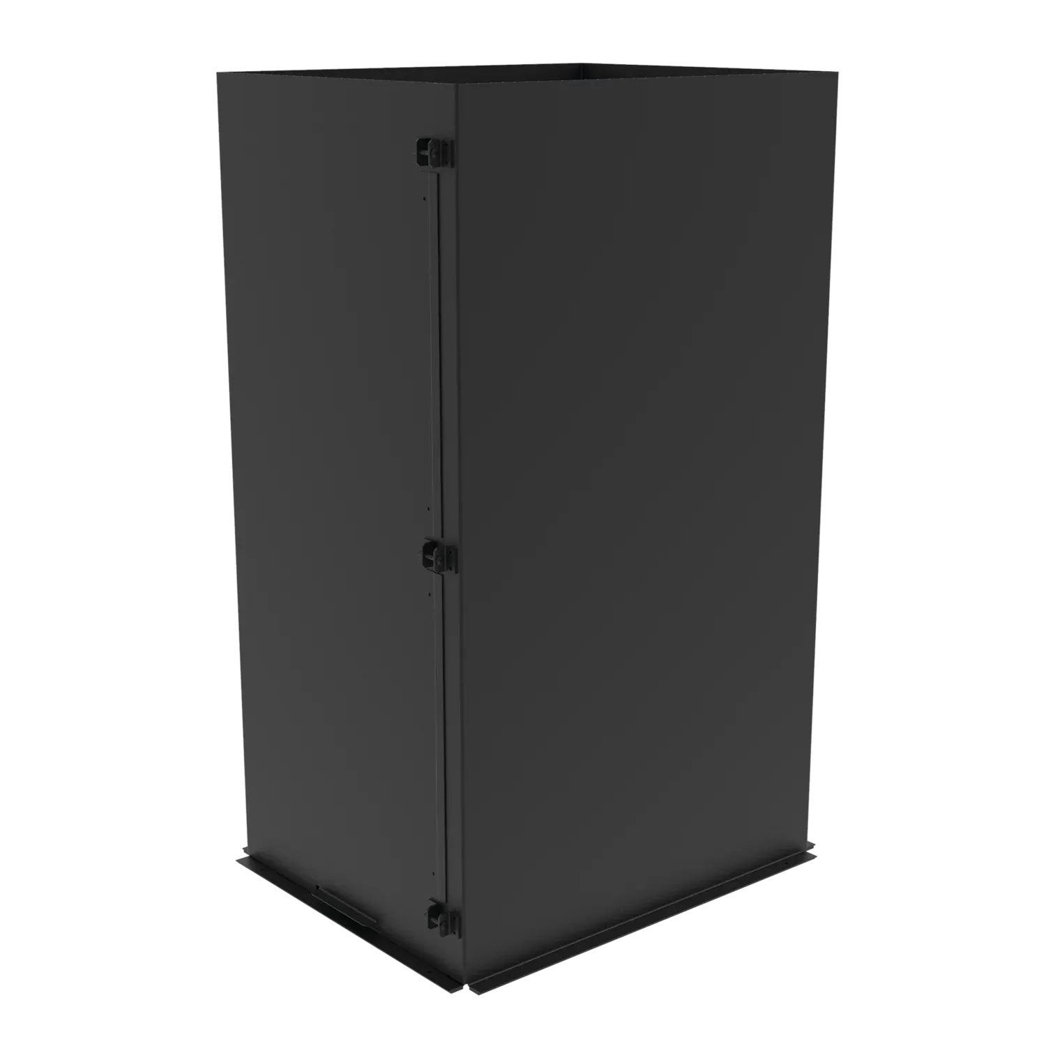 HOFFMAN PCM1 Containment System Chimney, 18 x 21.01 x 16.69 Inch Size, Black, Steel | CH8UKP