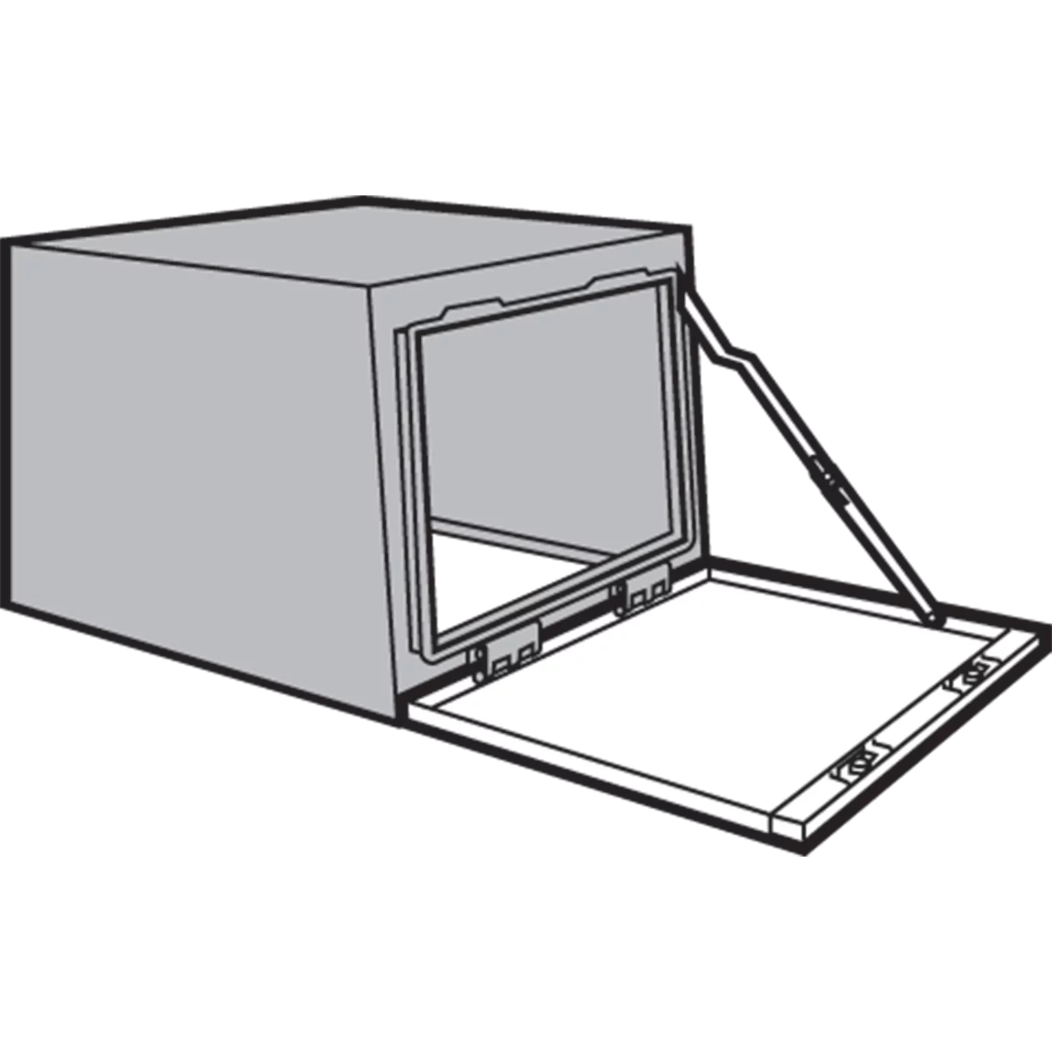 HOFFMAN PDS46F Solid Door, Fits 407 x 600mm Size, Painted | CH8UTX