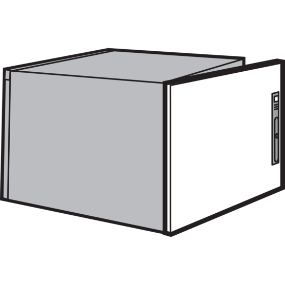 HOFFMAN PDS46R Doors, Upper Rear, 407 x 600mm Size, Painted, Steel | CH8UTZ