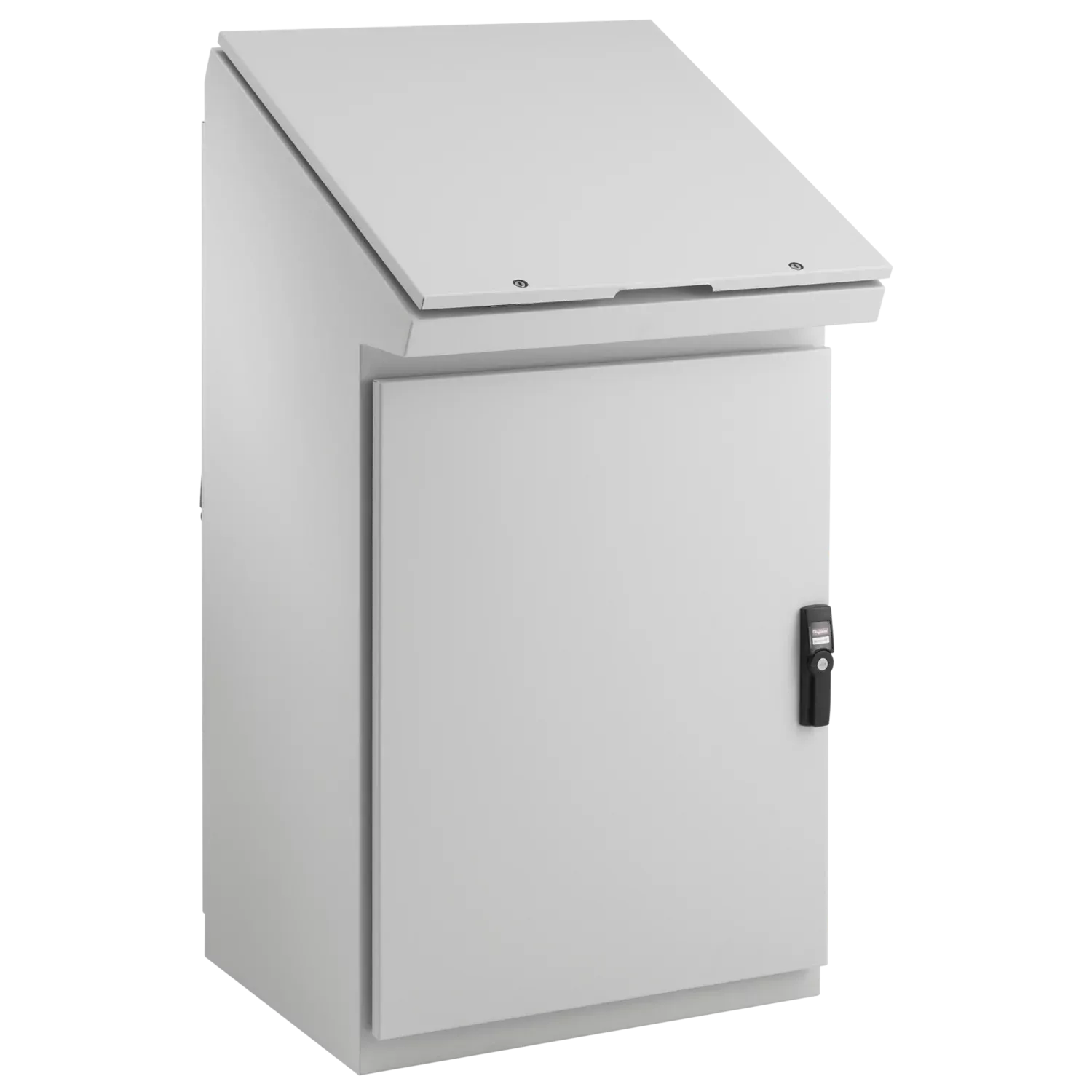 HOFFMAN PGLD1285DC Desk Console, Type 12, 1176 x 808 x 469mm Size, Light Gray | CH8VJJ