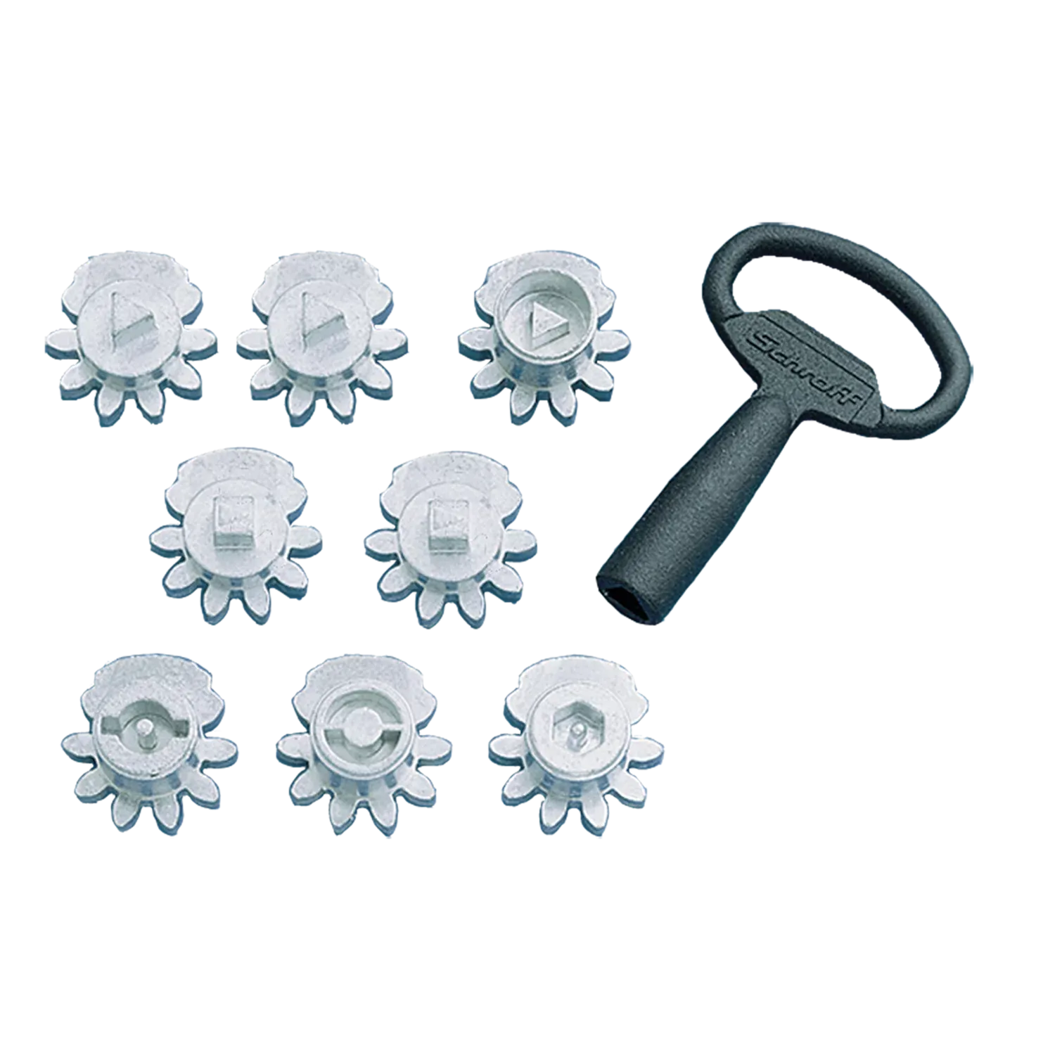 HOFFMAN PKODBK3 Flush Bezel Key Insert, Double Bit, 3mm | CH8VNT