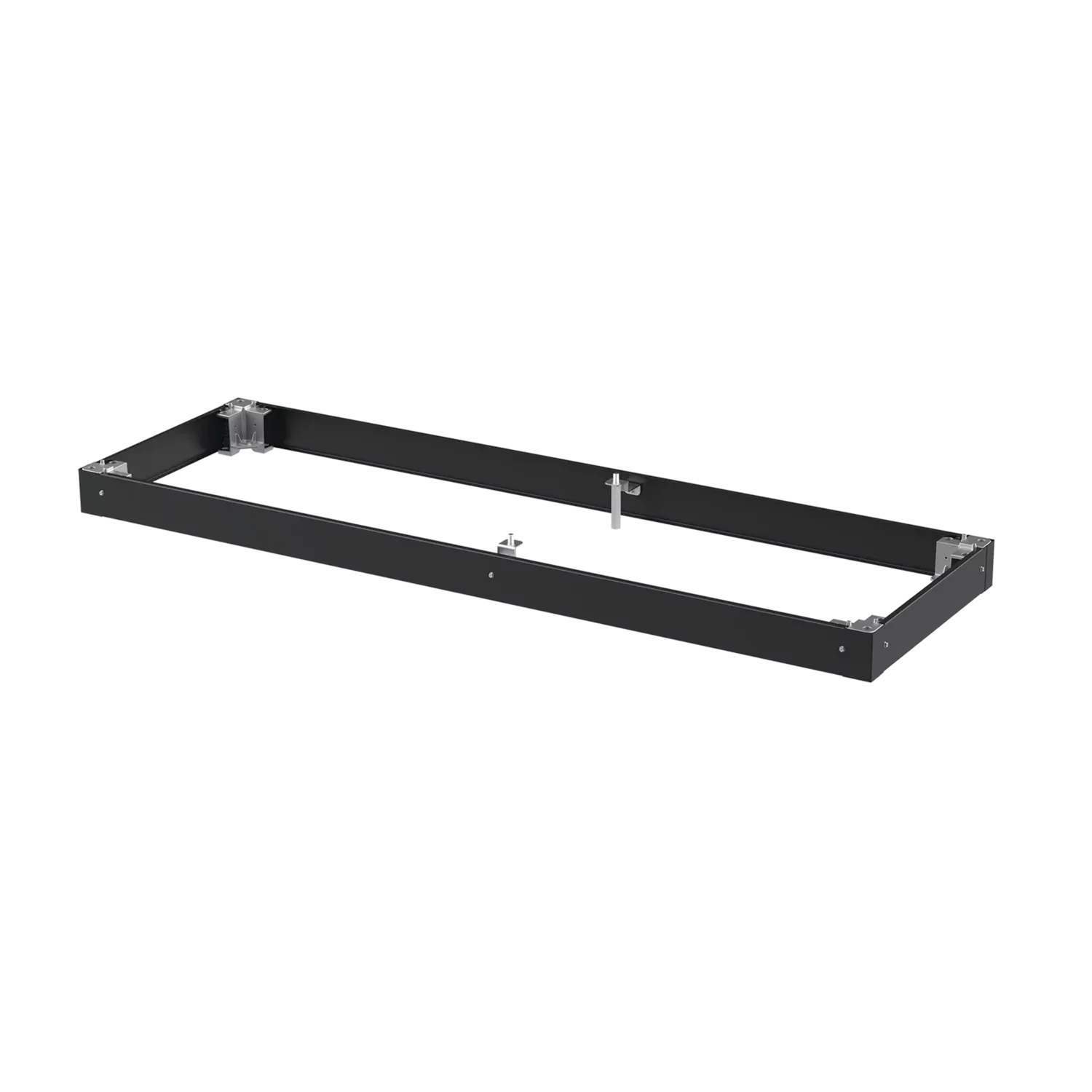 HOFFMAN PPB1186 Plinth Base, 100mm Size, Fits 1800 x 600mm Size, Black, Steel | CH8RXV